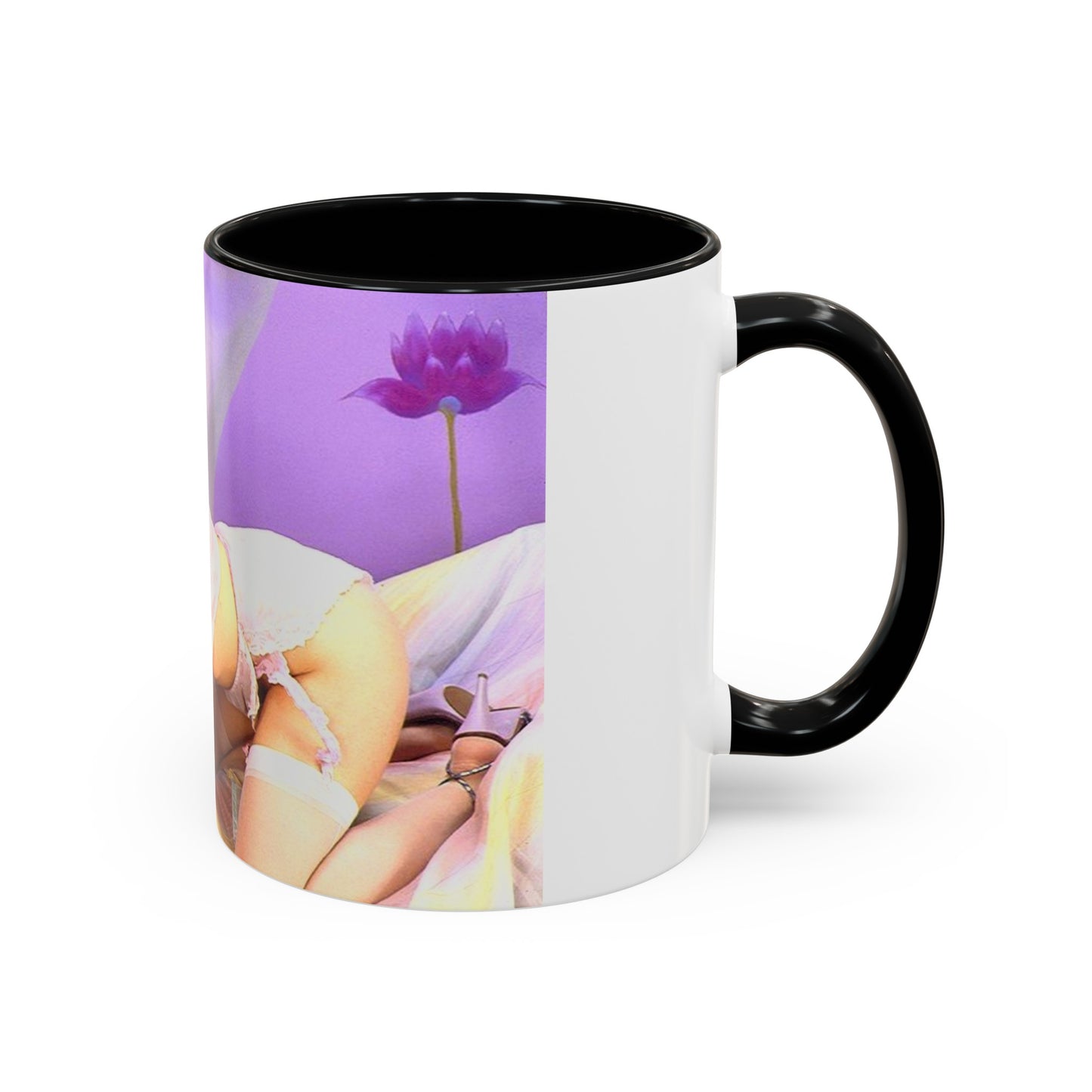 Accent Coffee Mug (11, 15oz) Traci Lords Nude Naked Retro