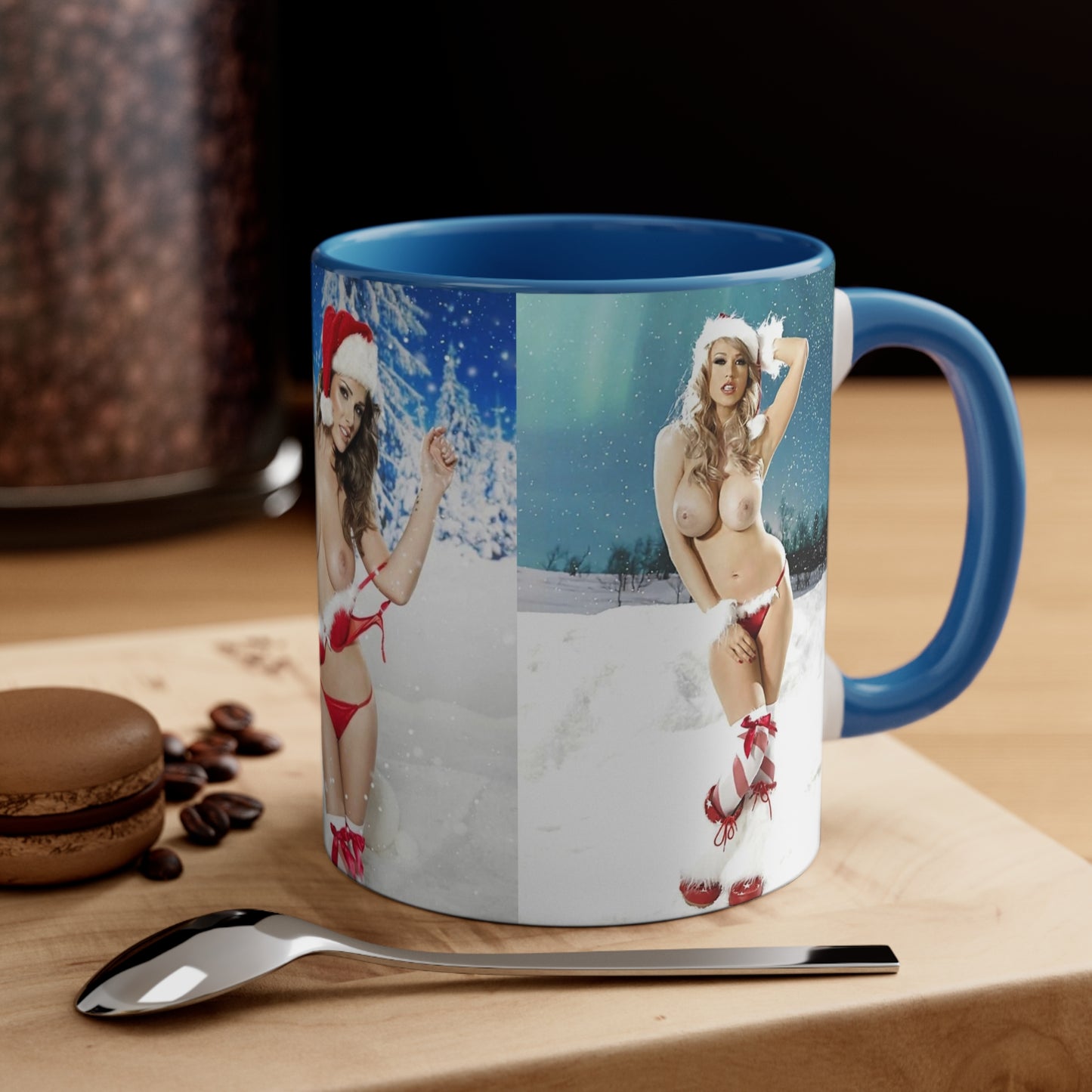 Accent Coffee Mug, 11oz Nude Christmas Pornstars