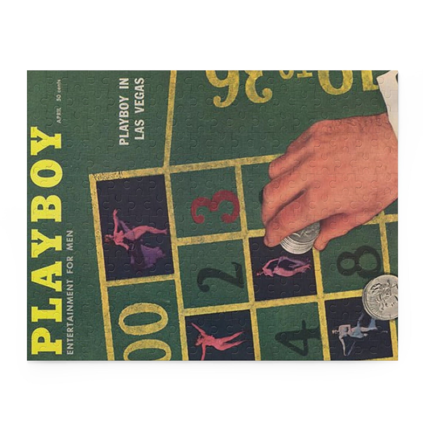 Puzzle (120, 252, 500-Piece) Playboy Cover April 1958