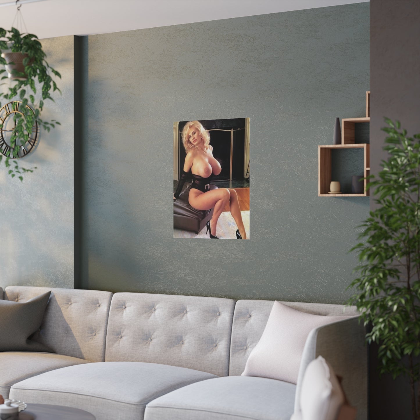 Satin Posters (210gsm) Retro Porn Star Marilyn Melons