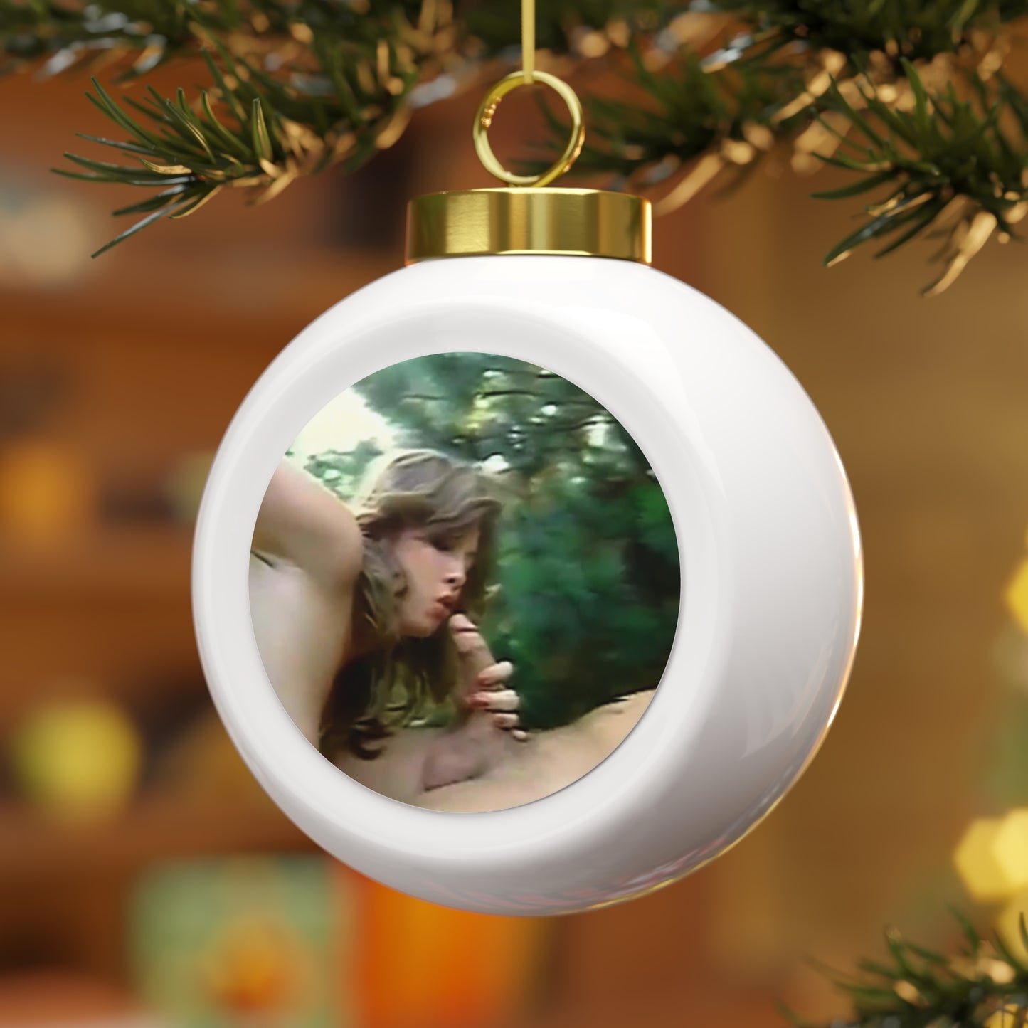 Christmas Ball Ornament Traci Lords Nude