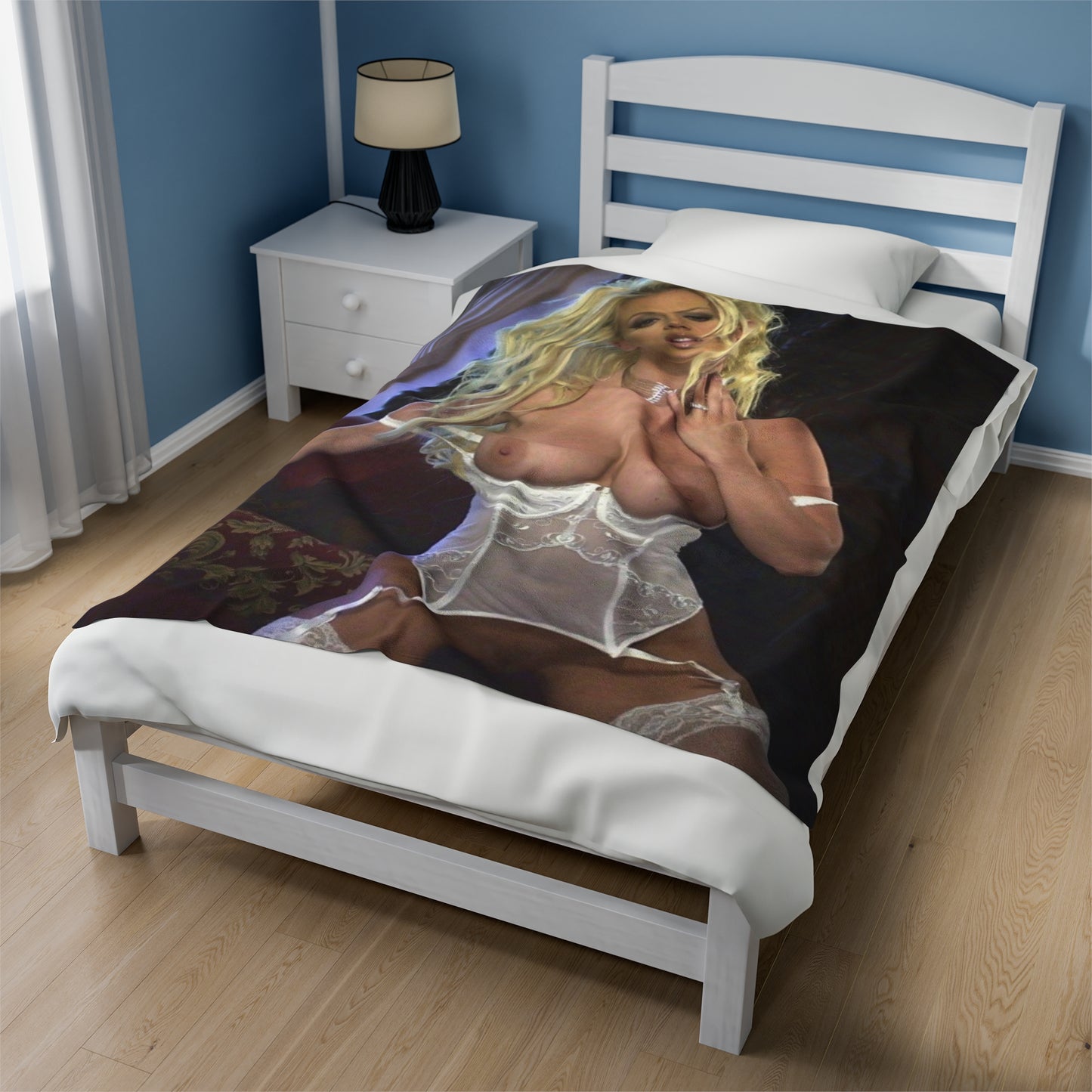 Velveteen Plush Blanket Pornstar Jenna Jameson Nude