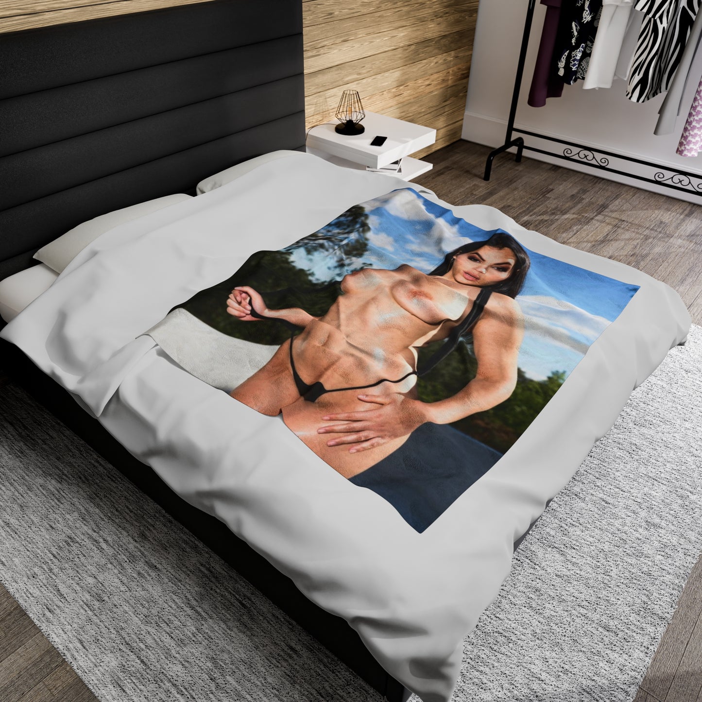 Velveteen Plush Blanket Pornstar Valentina Nappi Nude