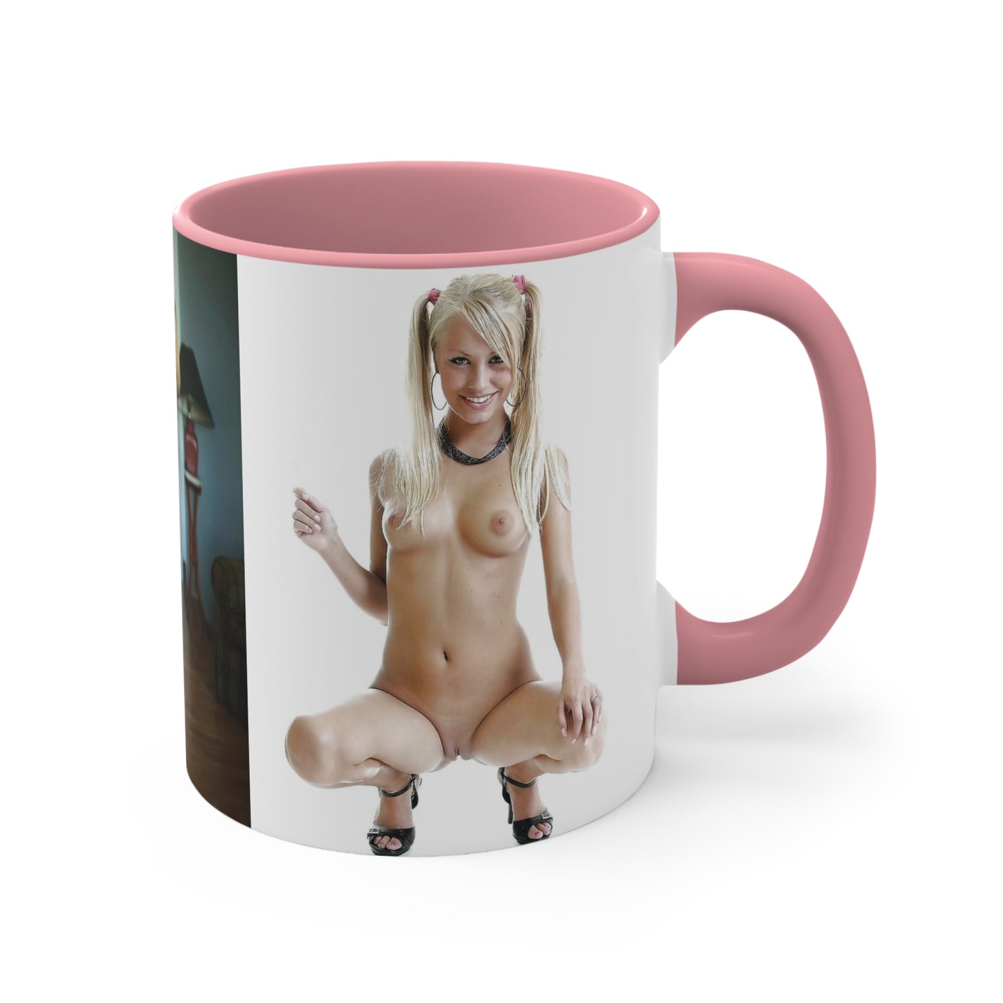 Accent Coffee Mug, 11oz Nude Pigtails
