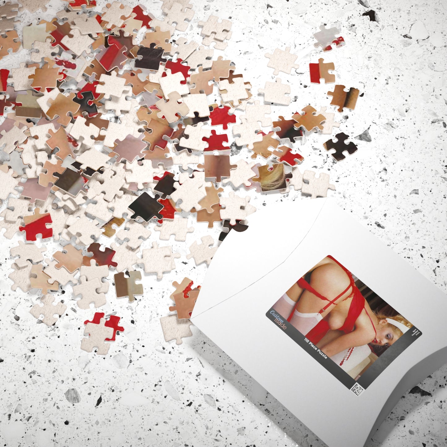 Puzzle (110, 252, 500, 1014-piece) Retro French Porn Star Marilyn Jess