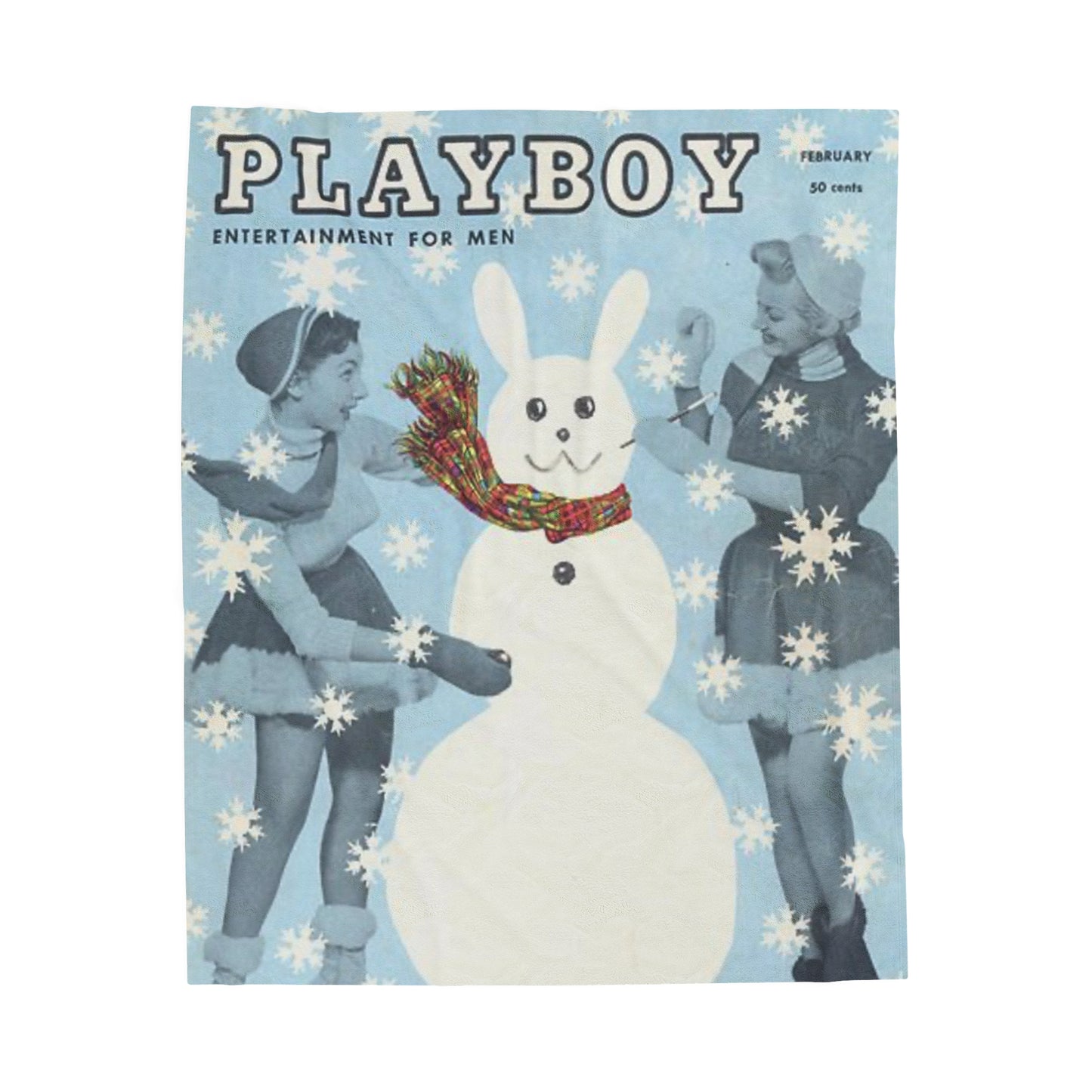 Velveteen Plush Blanket Magazine Cover February 1955