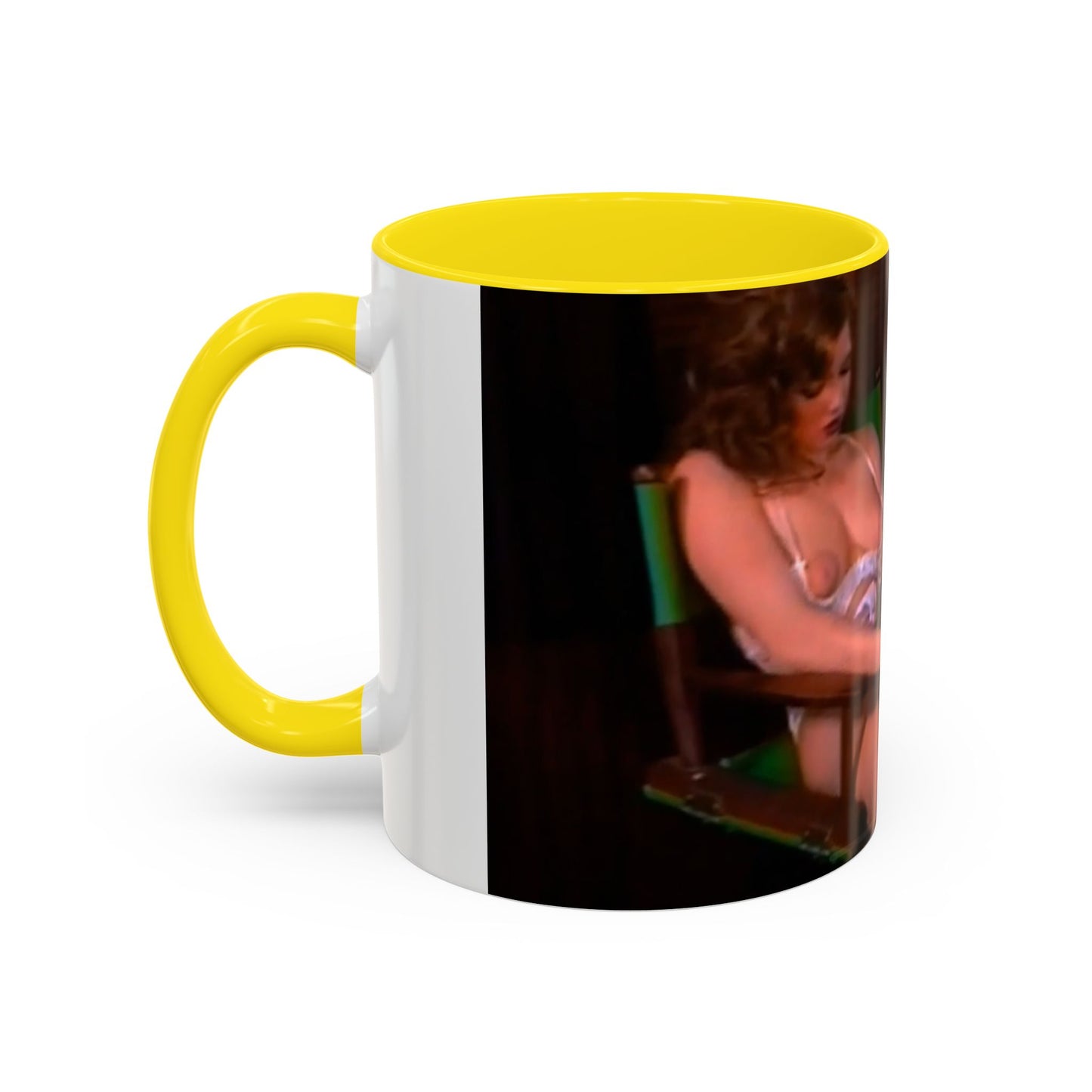 Accent Coffee Mug (11, 15oz) Traci Lords Nude Retro Porn Star