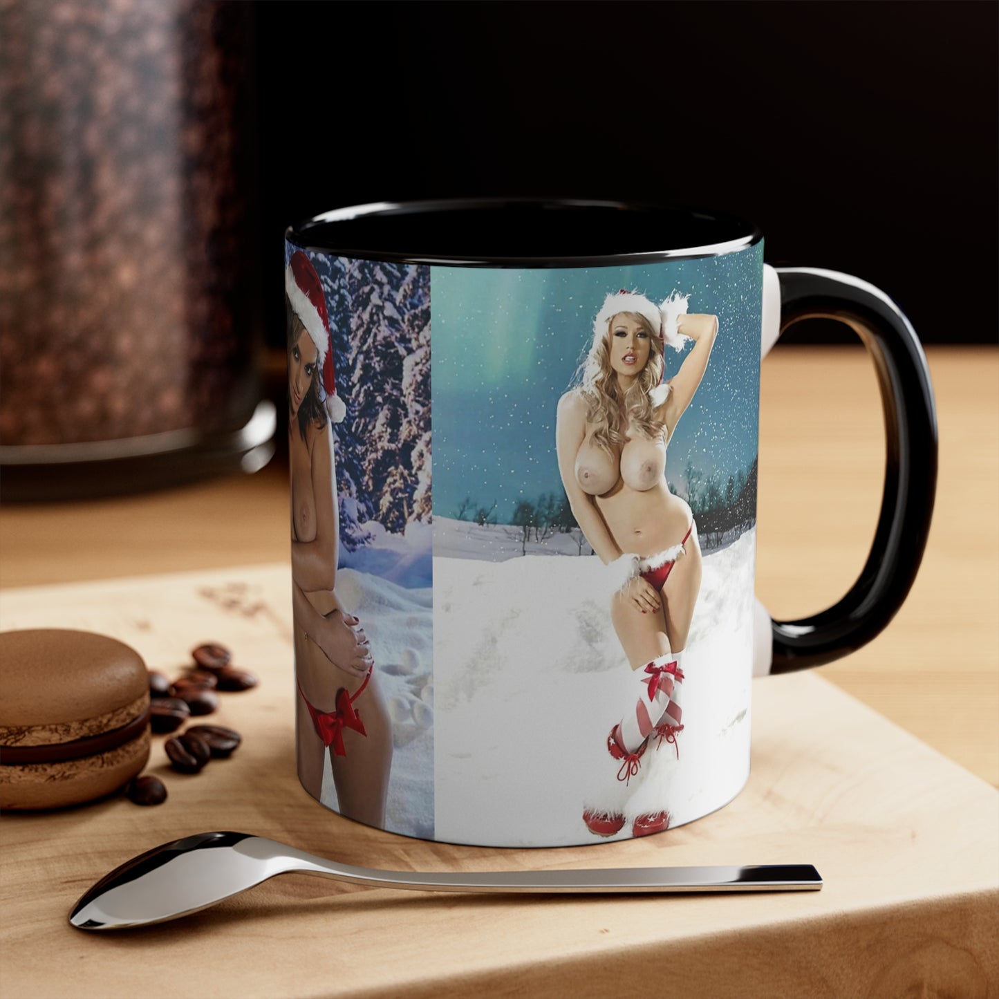 Accent Coffee Mug, 11oz Nude Christmas Pornstars