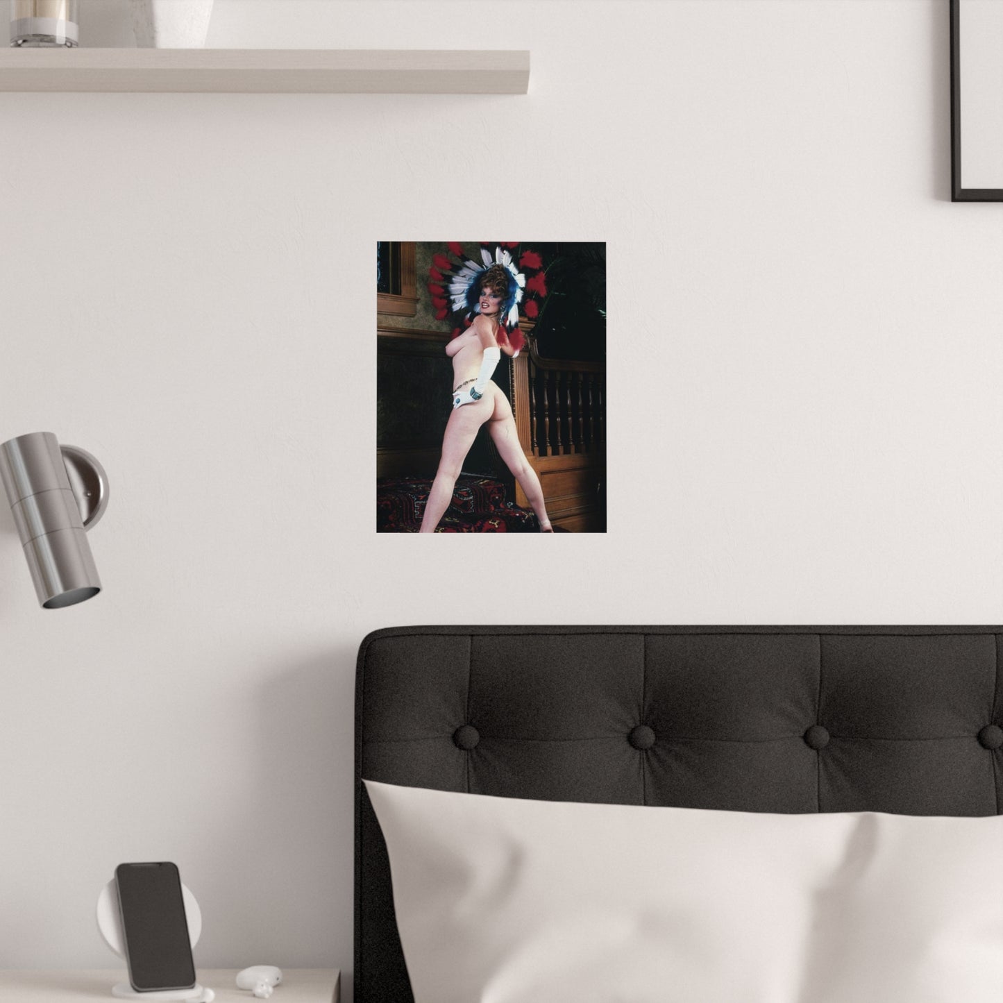 Satin Posters (210gsm) Retro Porn Star Lisa De Leeuw Nude