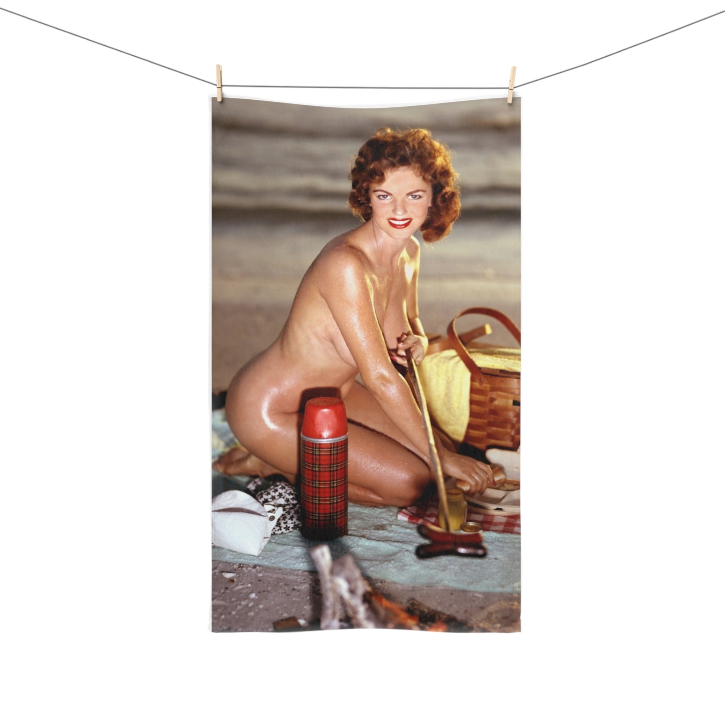 Hand Towel Playboy Playmate August 1958 Myrna Weber