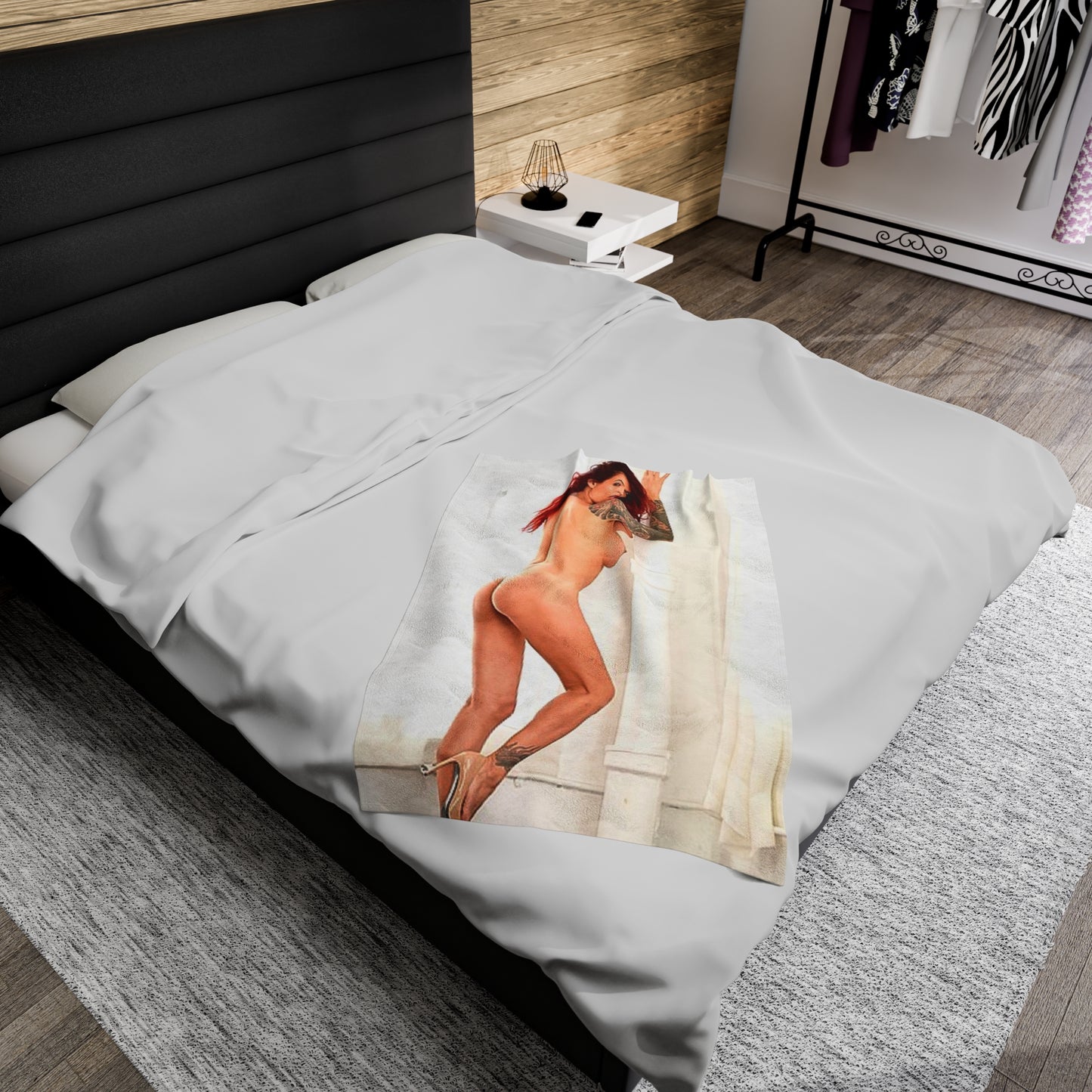 Velveteen Plush Blanket Porn Star Tera Patrick Nude