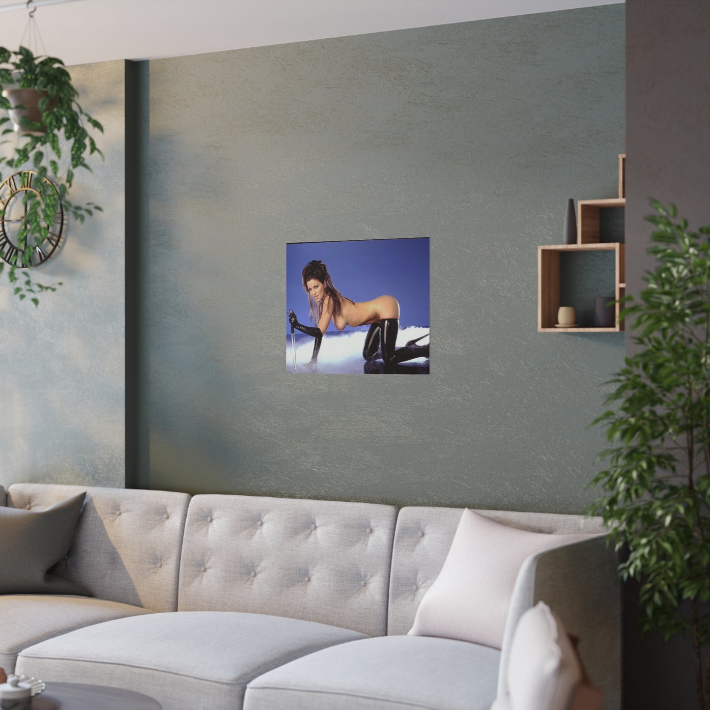 Satin Posters (210gsm) Retro Adult Star Janine Lindenmulder Nude