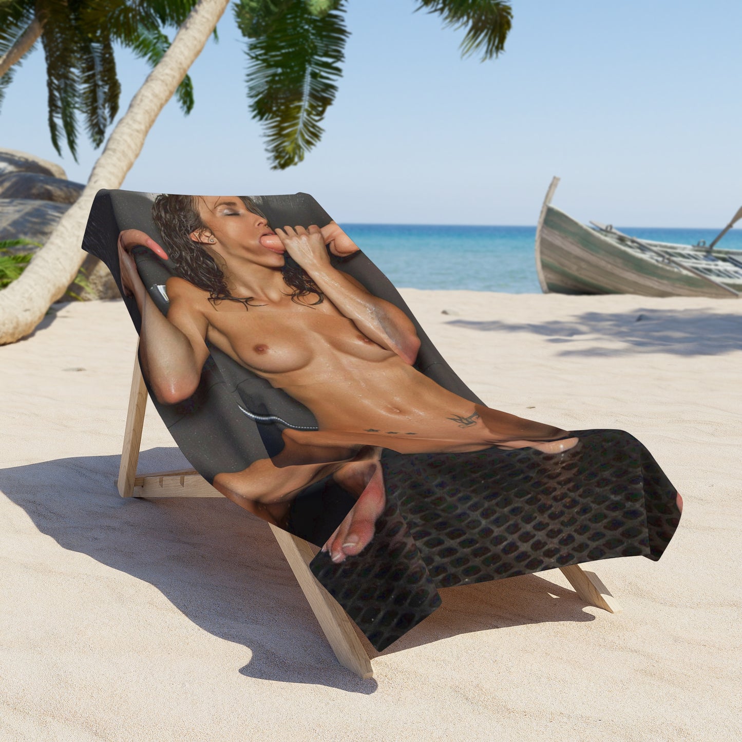Beach Towel Malena Morgan Nude