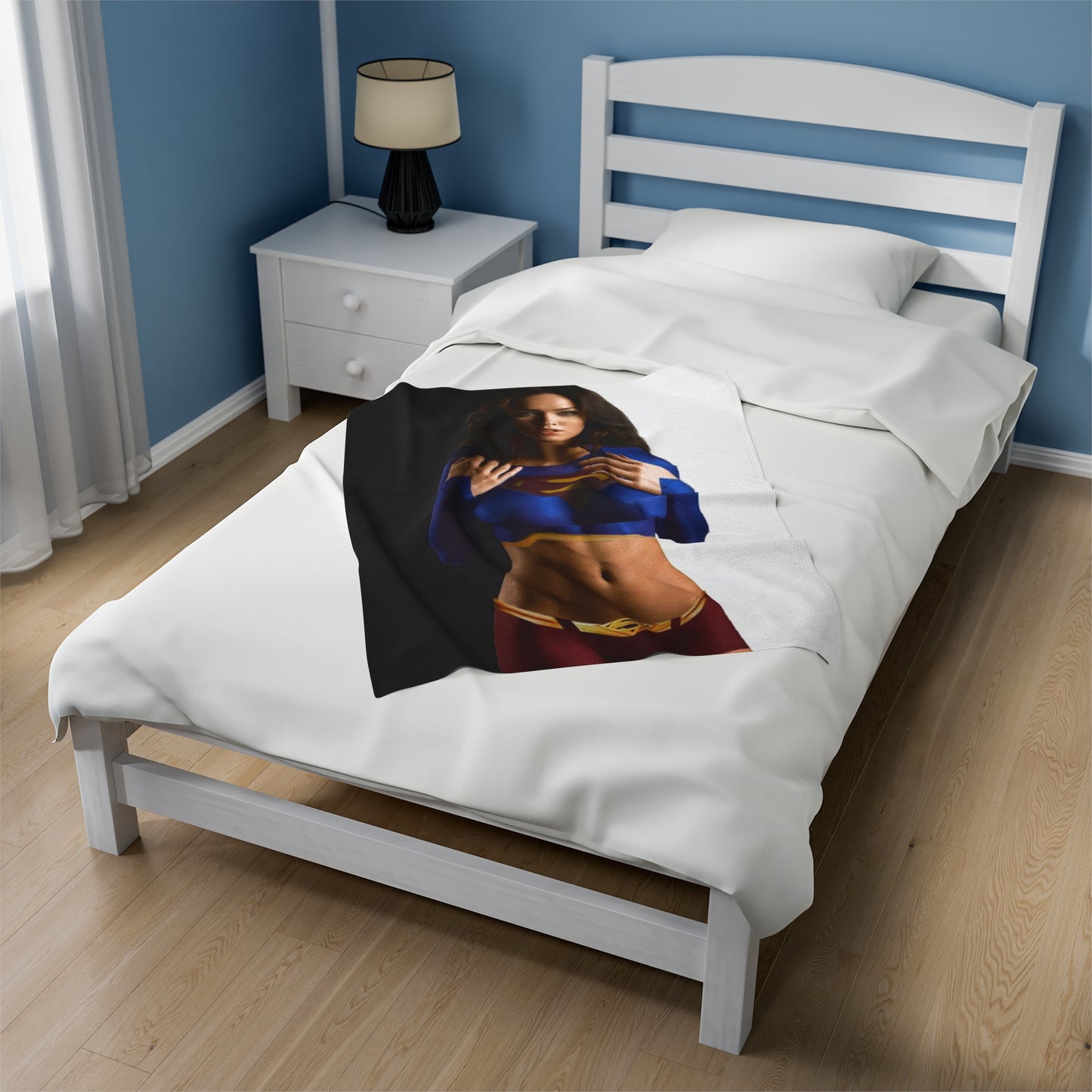 Velveteen Plush Blanket Megan Fox