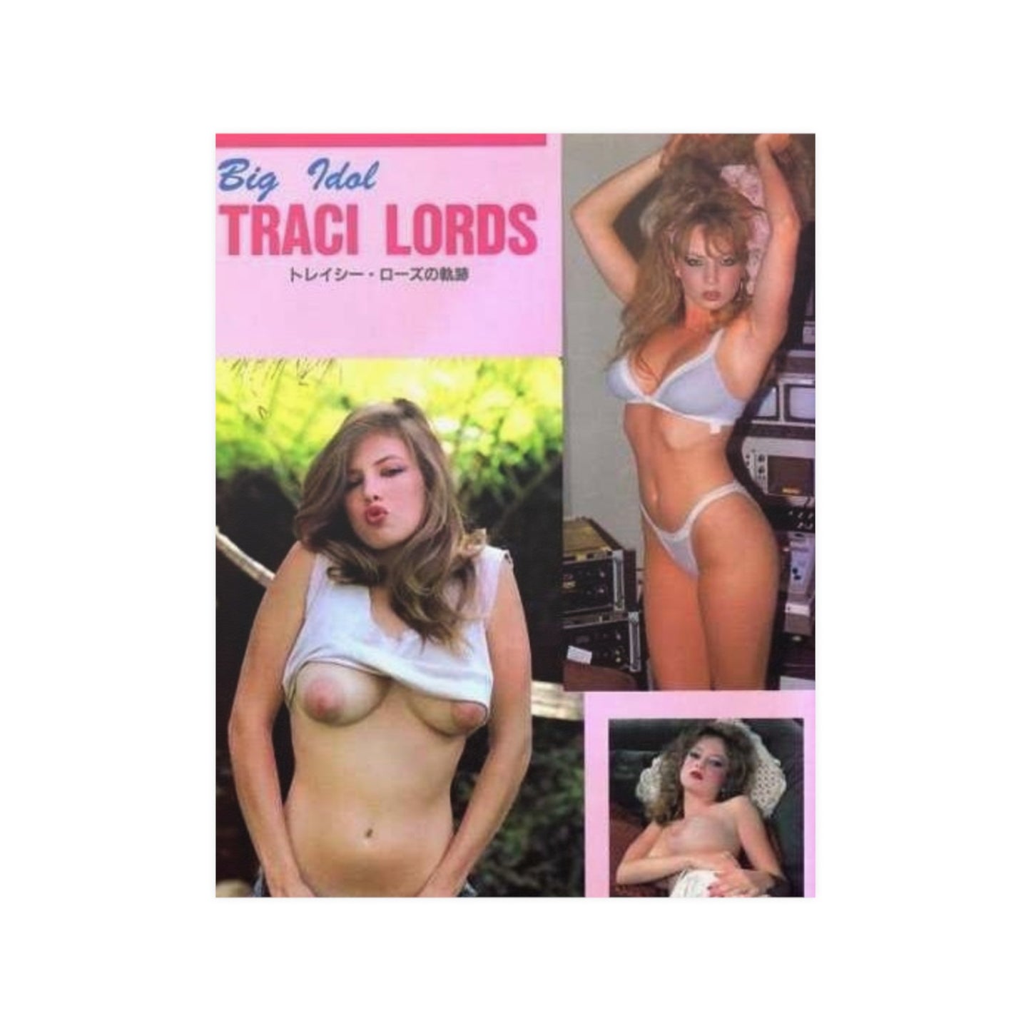 Satin Posters (210gsm) Traci Lords Nude