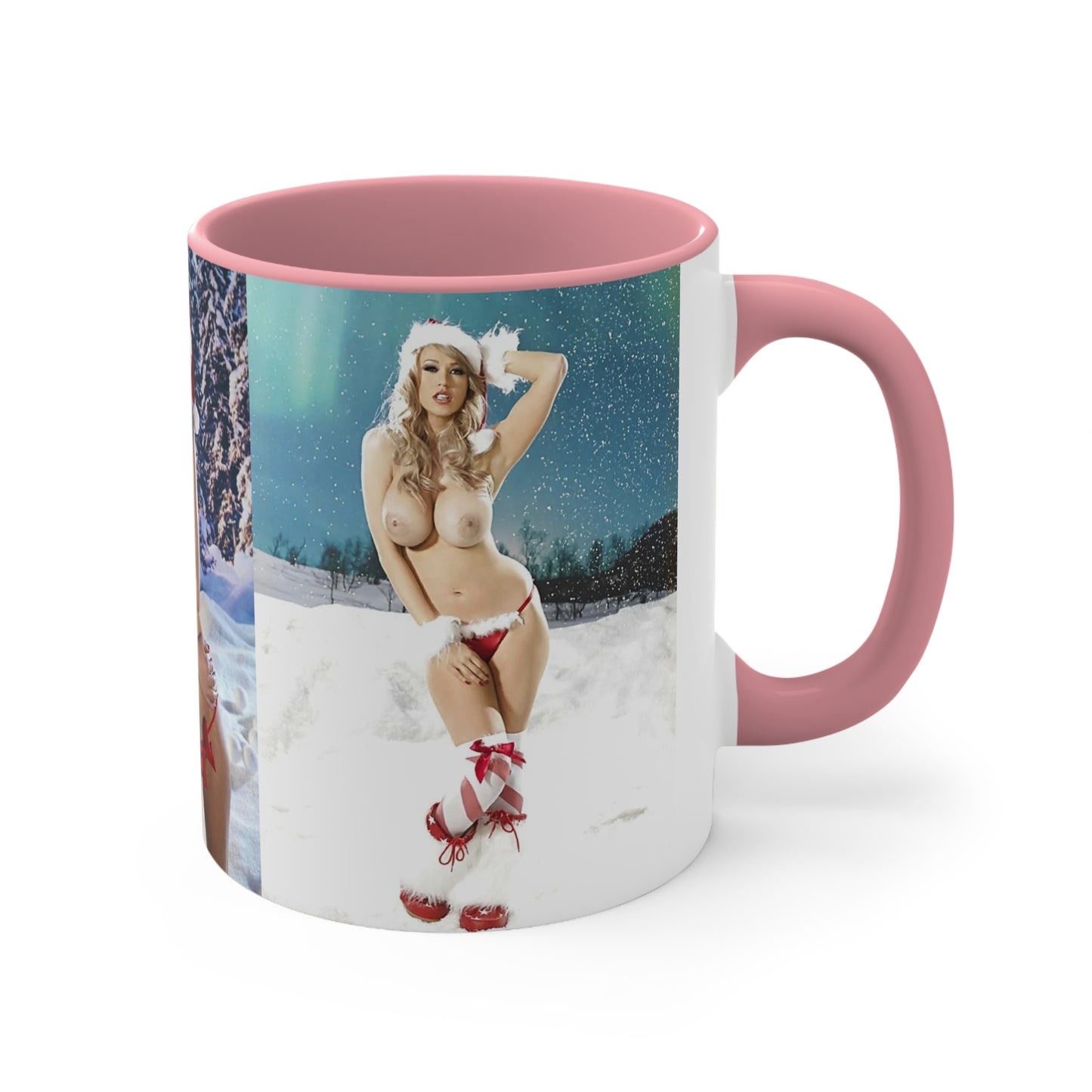 Accent Coffee Mug, 11oz Nude Christmas Pornstars