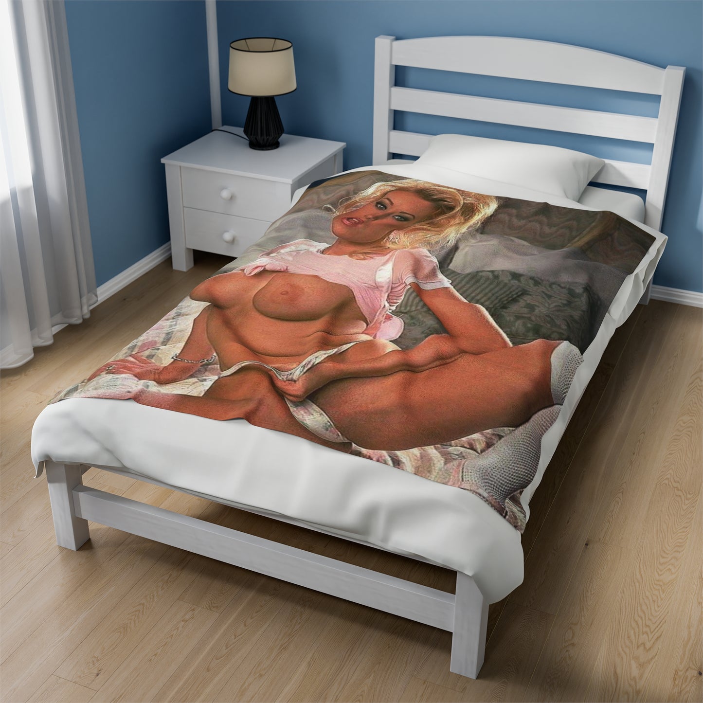 Velveteen Plush Blanket Pornstar Jenna Jameson Nude