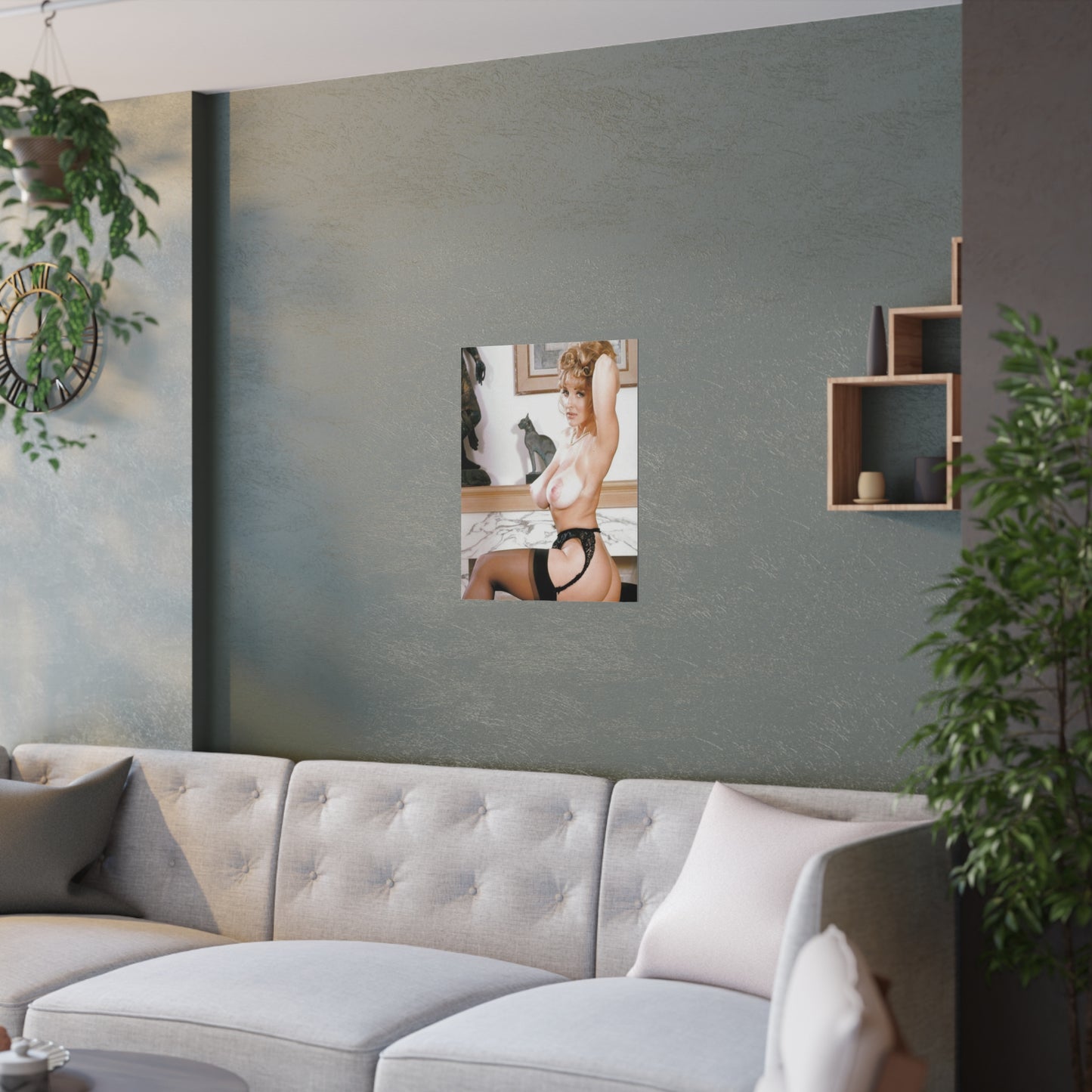 Satin Posters (210gsm) Retro Adult Star Danni Ashe Nude