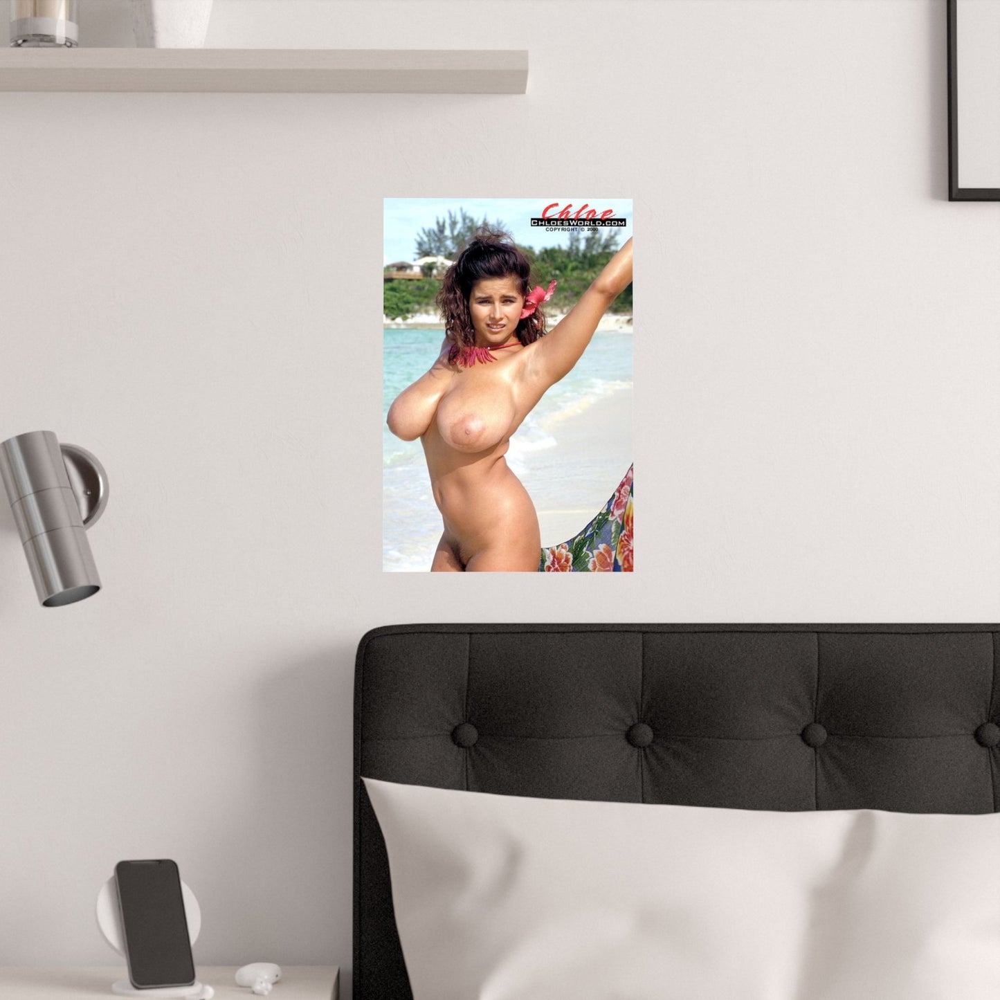 Satin Posters (210gsm) Adult Star Chloe Nude