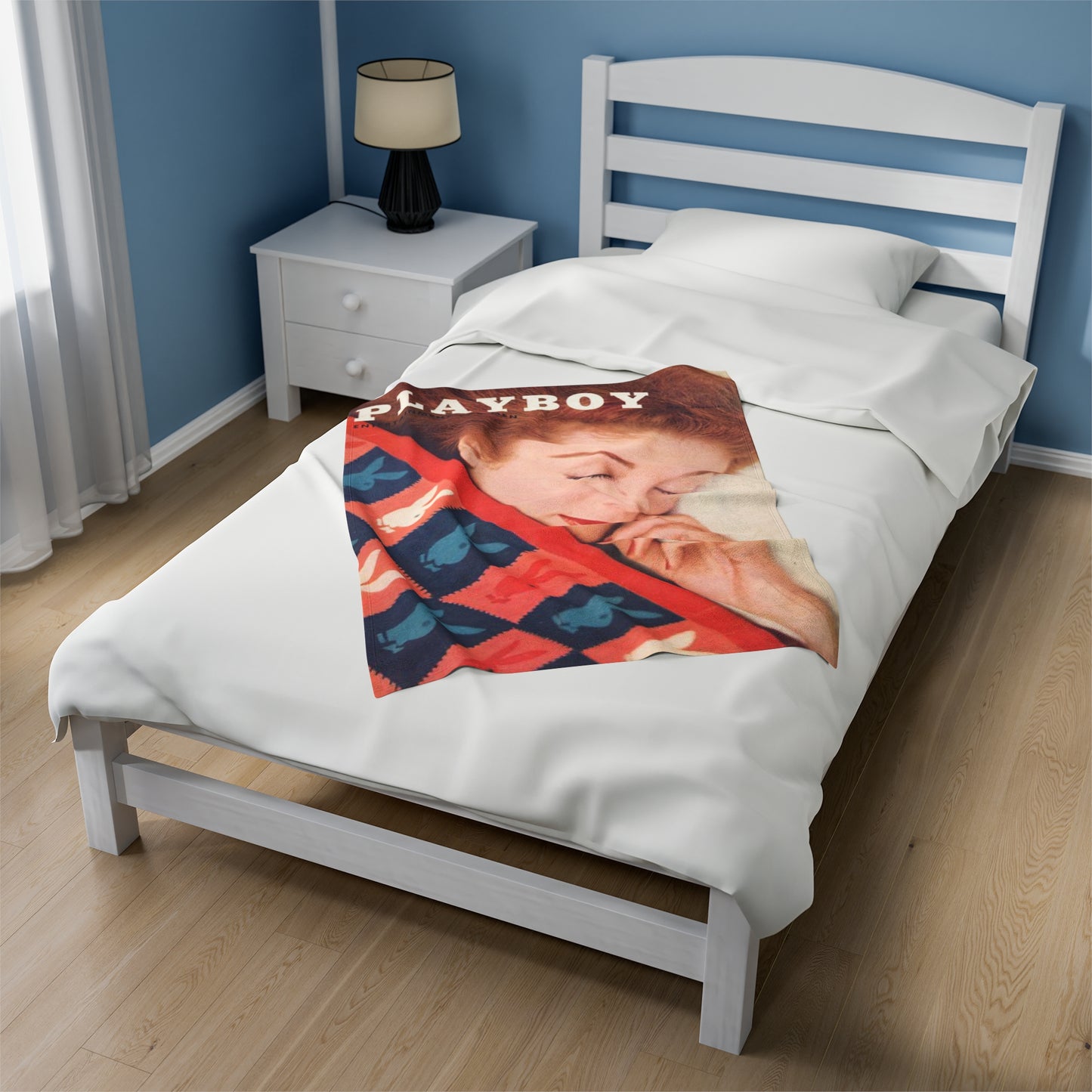 Velveteen Plush Blanket Cover May 1956