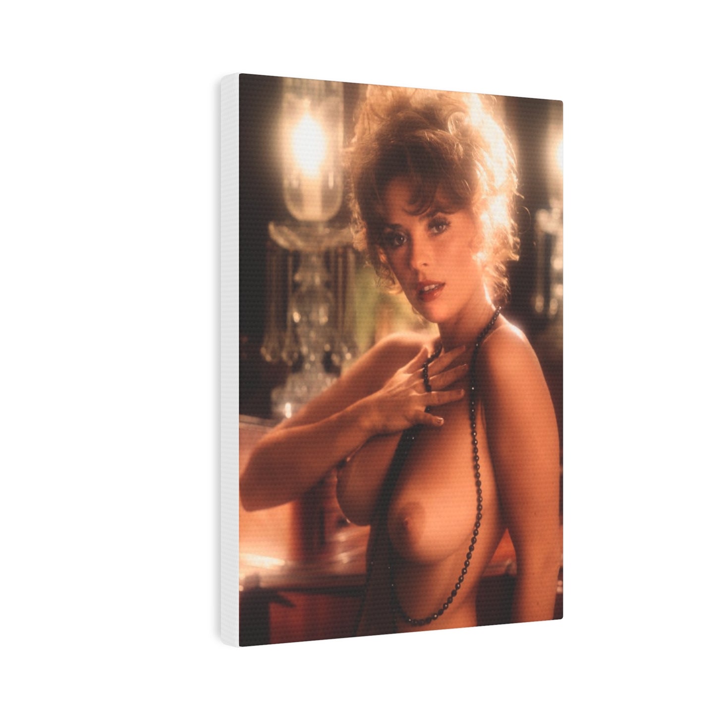 Canvas Photo Tile Playboy Playmate January 1973 Miki Garcia