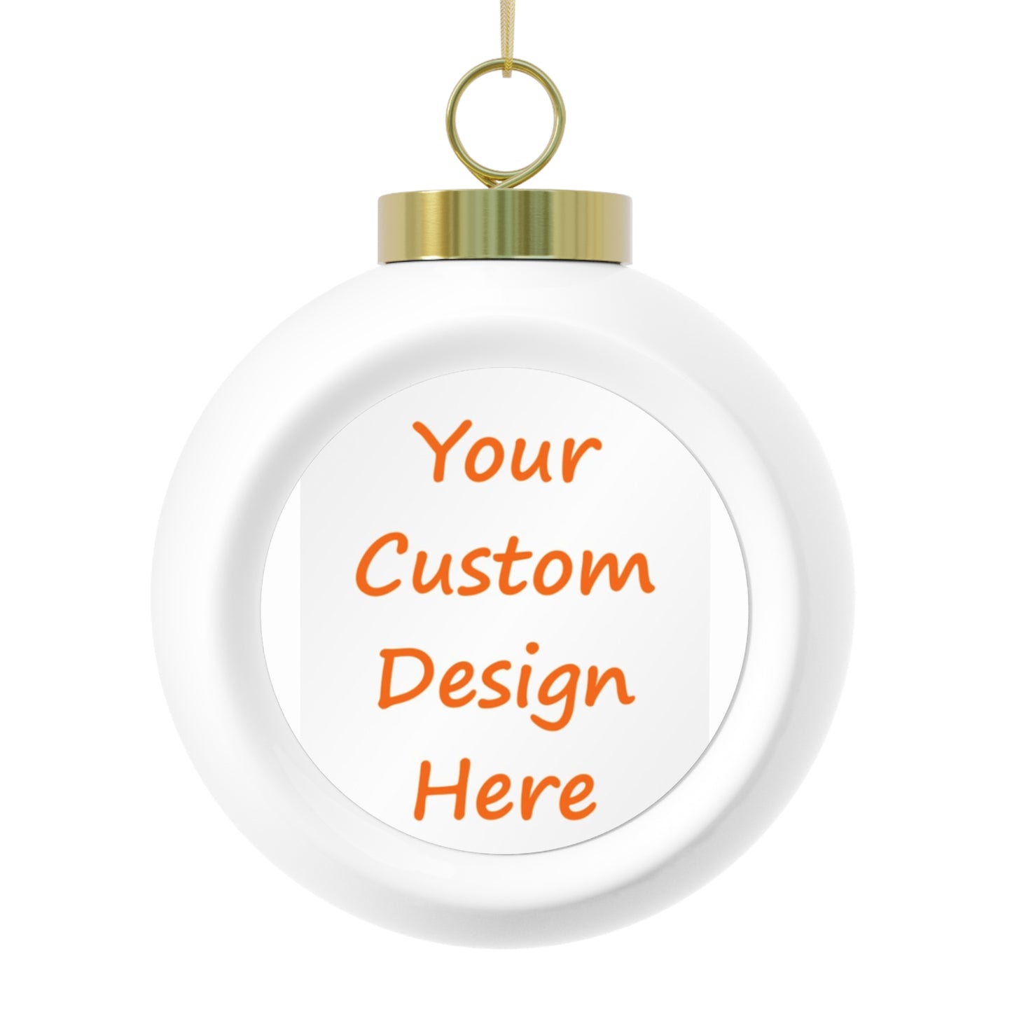 Christmas Ball Ornament Custom Purchase & Message Artwork! No Limits!