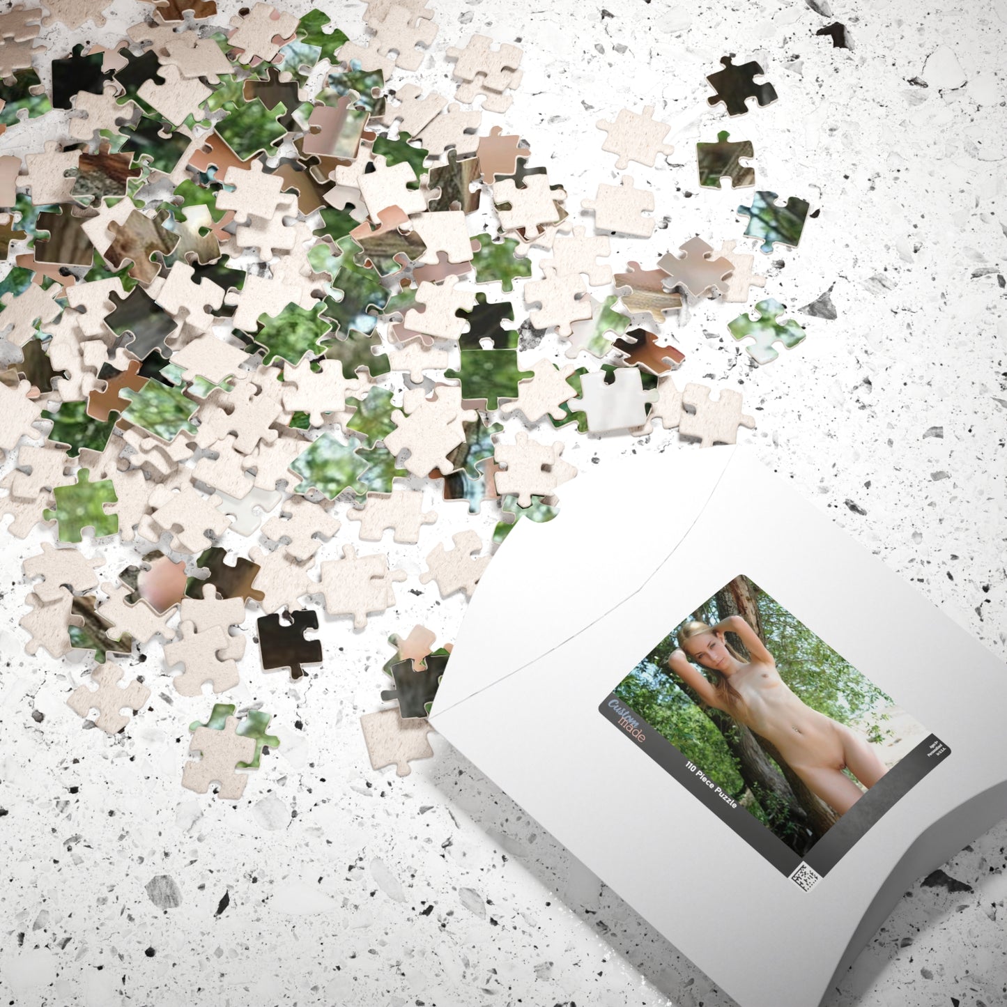 Puzzle (110, 252, 500, 1014-piece) Skinny Nude Outdoors