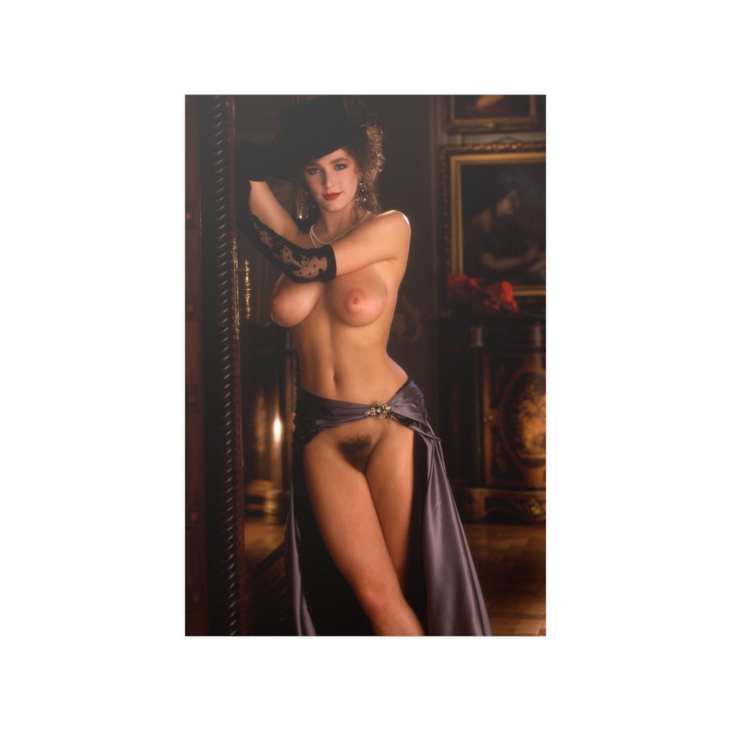 Satin Posters (210gsm) Playboy Playmate March 1987 Marina Baker