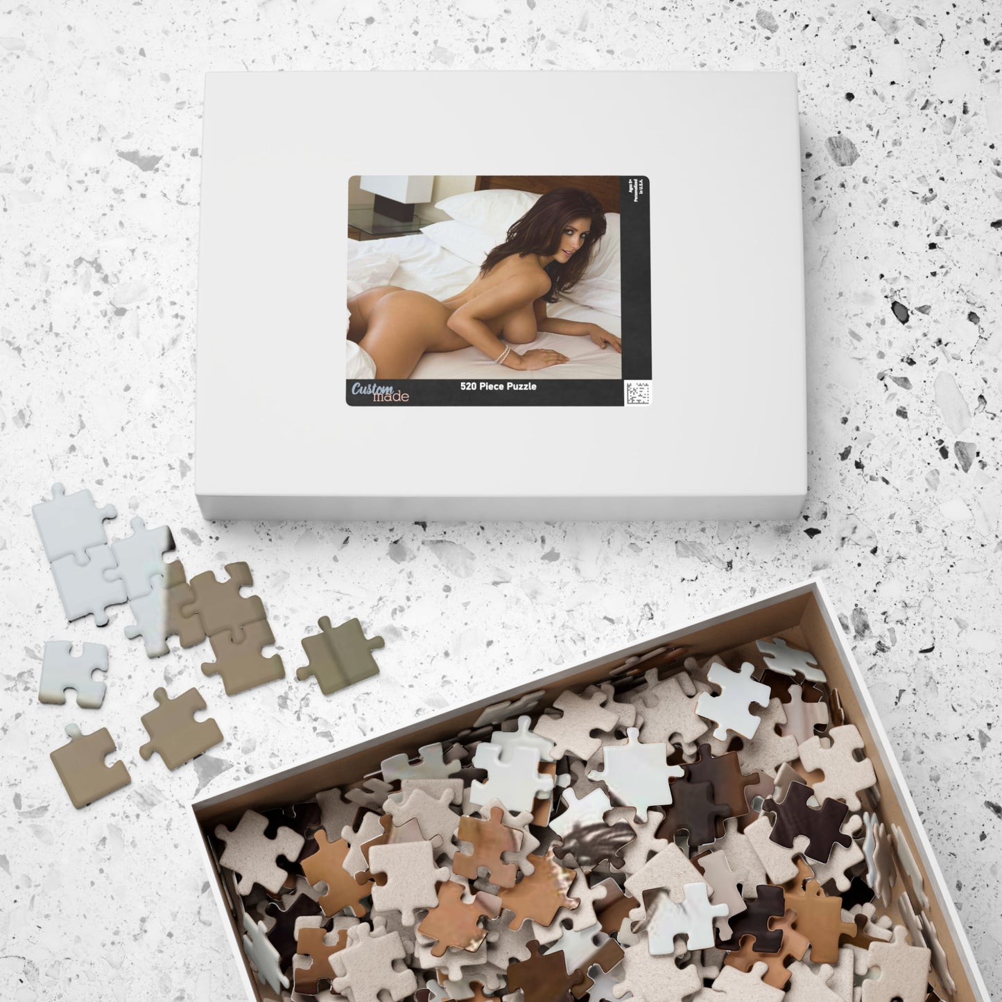 Puzzle (110, 252, 520, 1014-piece) Katie Marie Cork Nude Natural Brunette