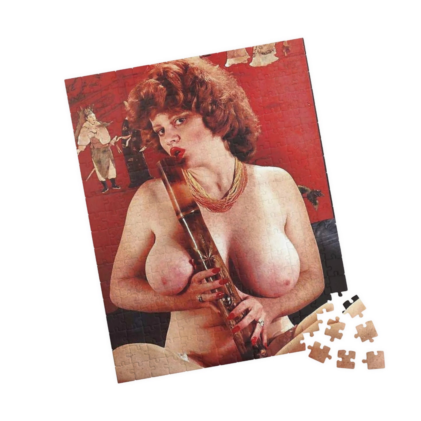 Puzzle (110, 252, 520, 1014-piece) Retro Pornstar Lisa De Leeuw Nude