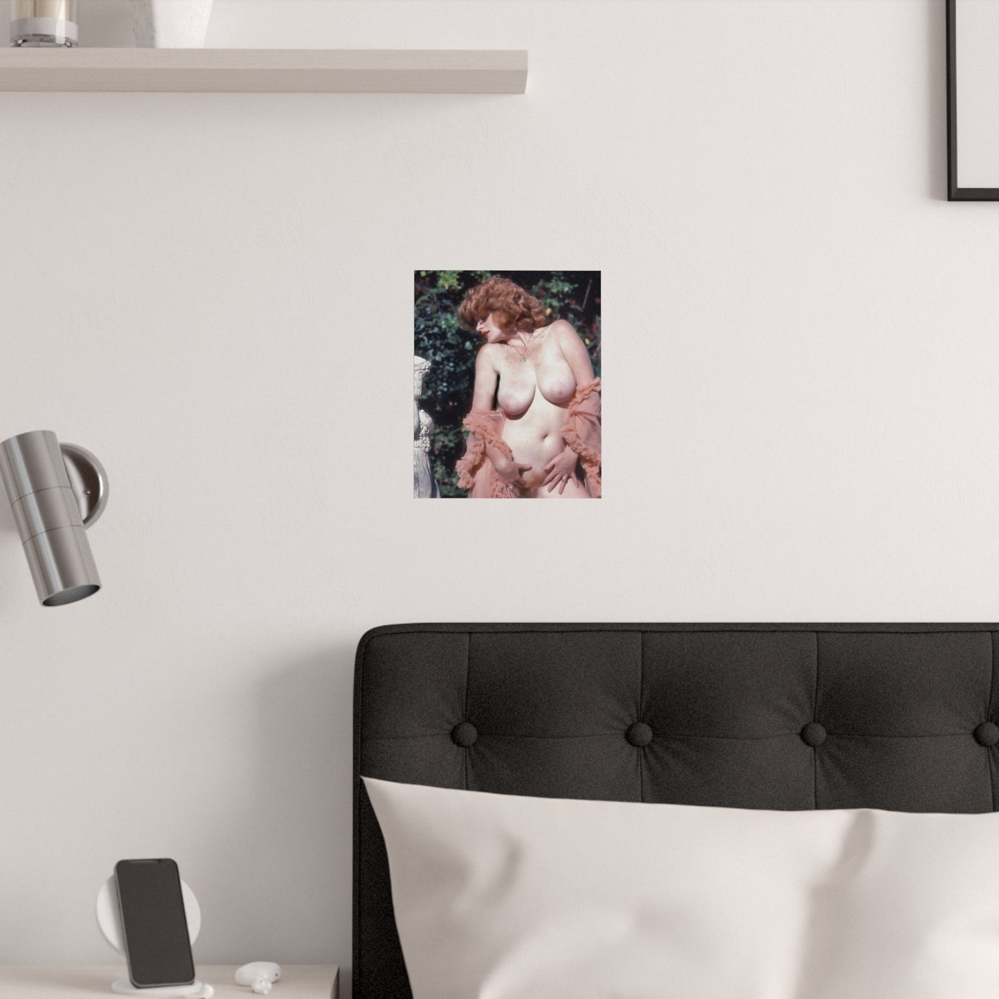 Satin Posters (210gsm) Retro Pornstar Lisa De Leeuw Nude