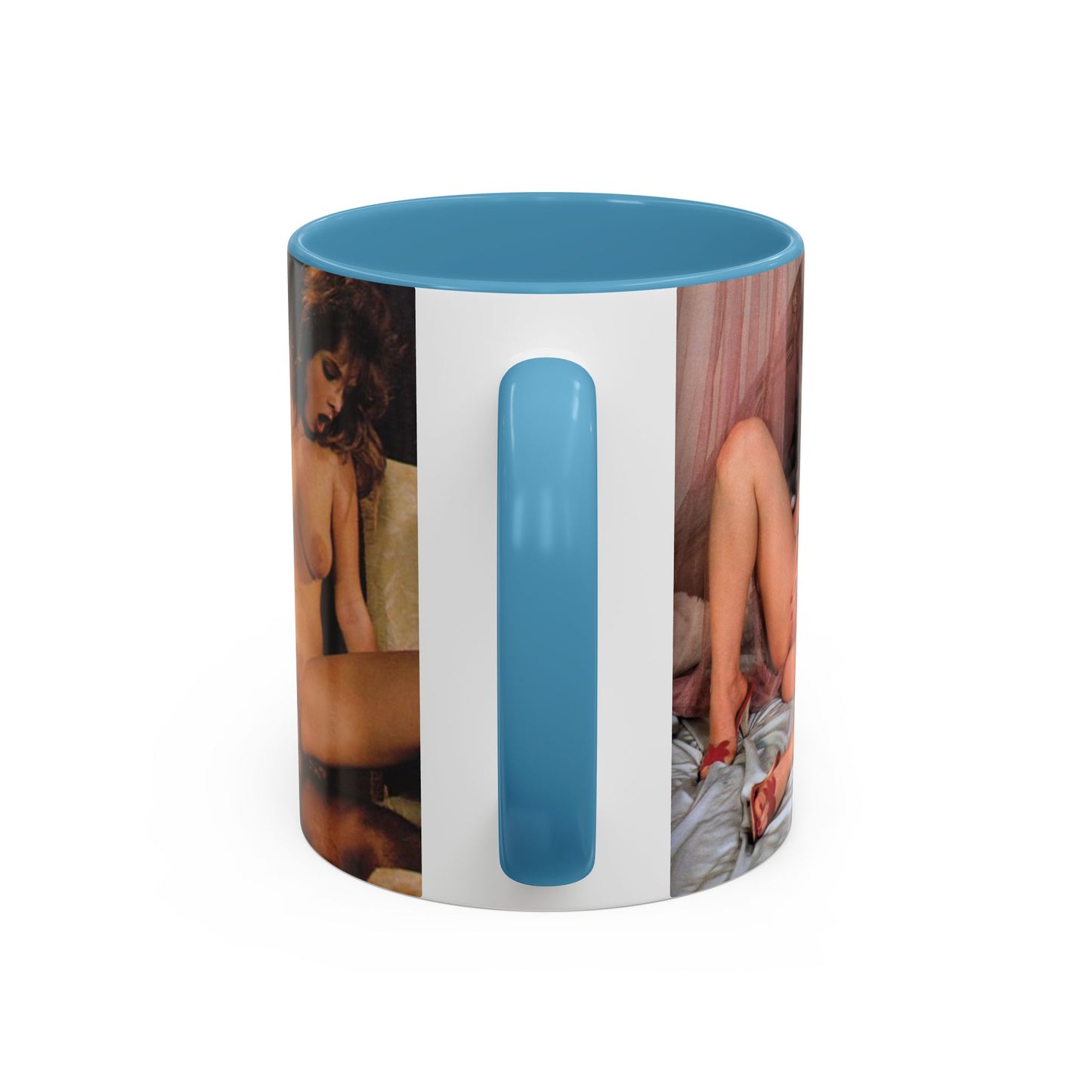 Accent Coffee Mug (11, 15oz) Retro Pornstar Traci Lords Nude