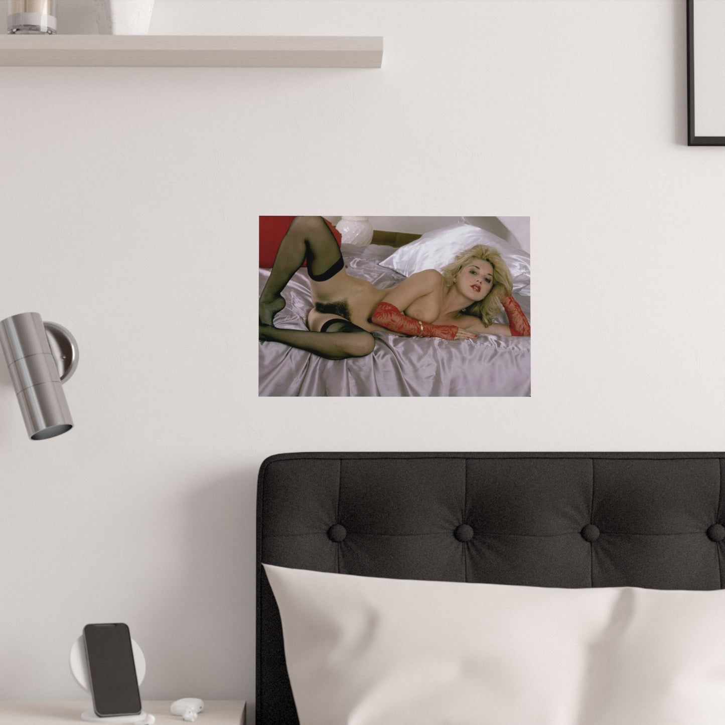 Satin Posters (210gsm) Retro French Porn Star Marilyn Jess