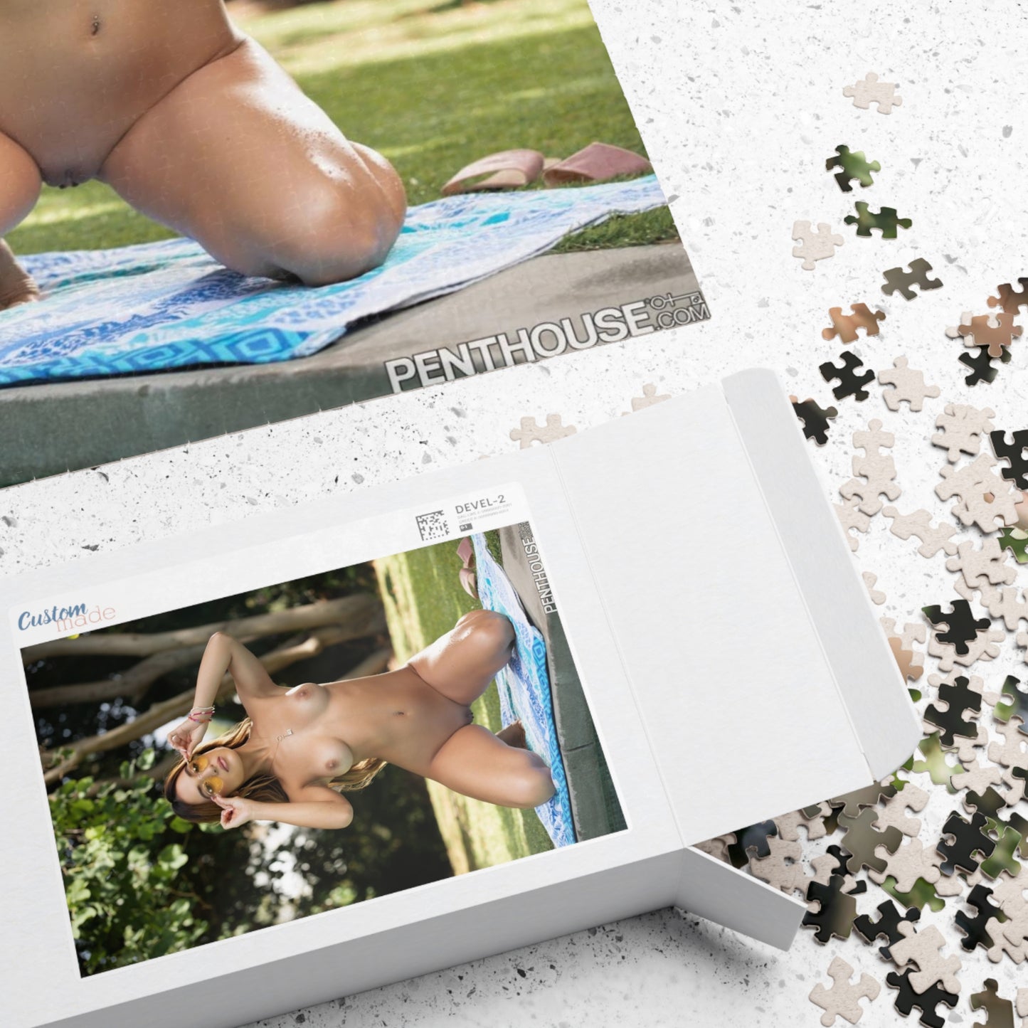 Puzzle (110, 252, 500, 1014-piece) Penthouse Pet February 2023 Mia Huffman