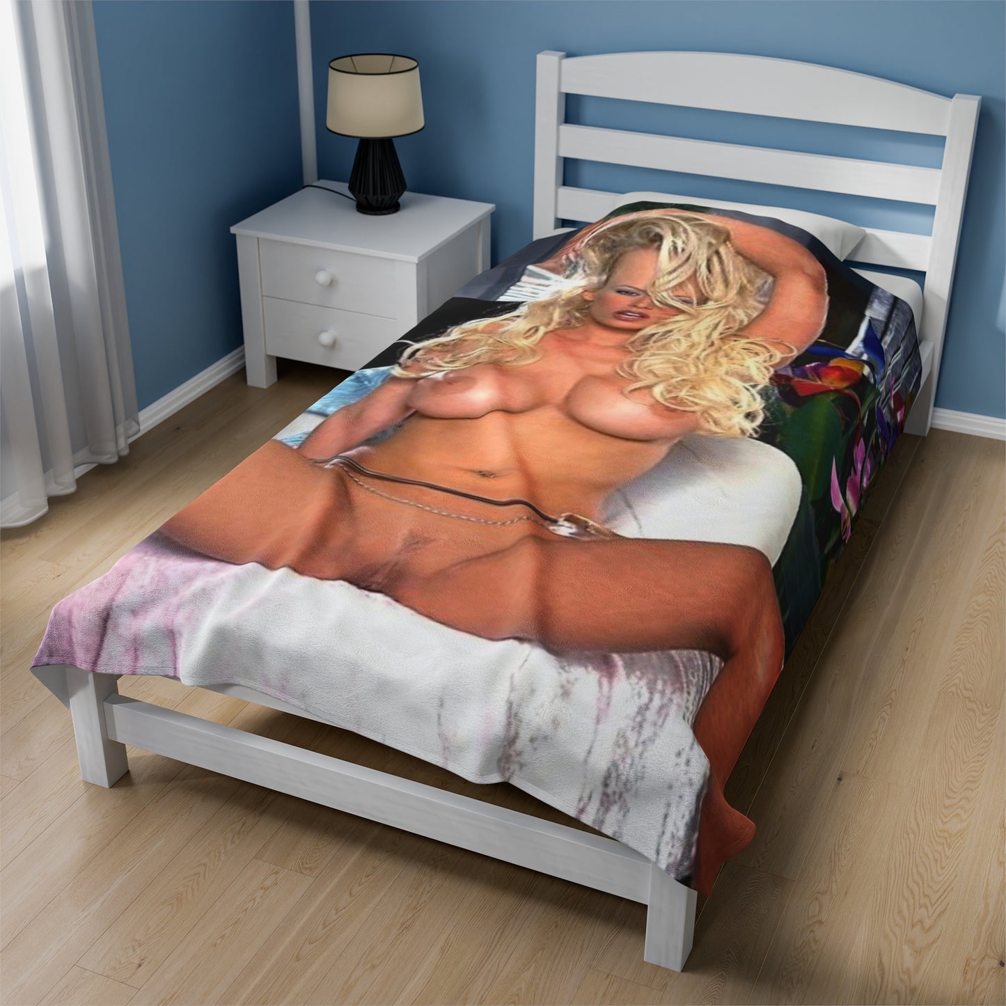 Velveteen Plush Blanket Pornstar Jenna Jameson Nude