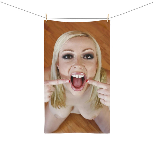 Hand Towel Reusable Cumshot Target POV Facial Mouth