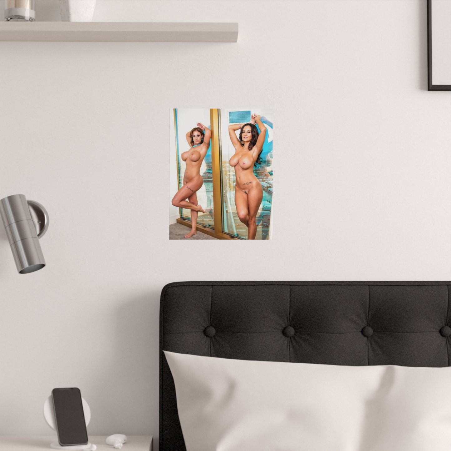 Satin Posters (210gsm) Eva Notty and Ava Addams Nude