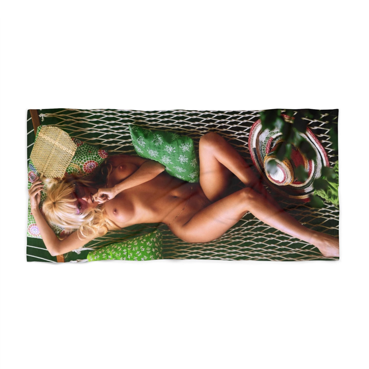 Beach Towel Playboy Playmate July 1974 Carol Vitale