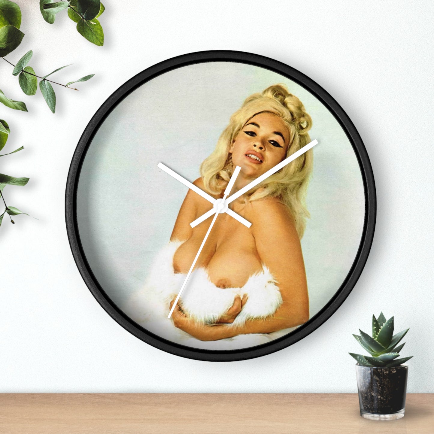 Wall Clock Jayne Mansfield Nude