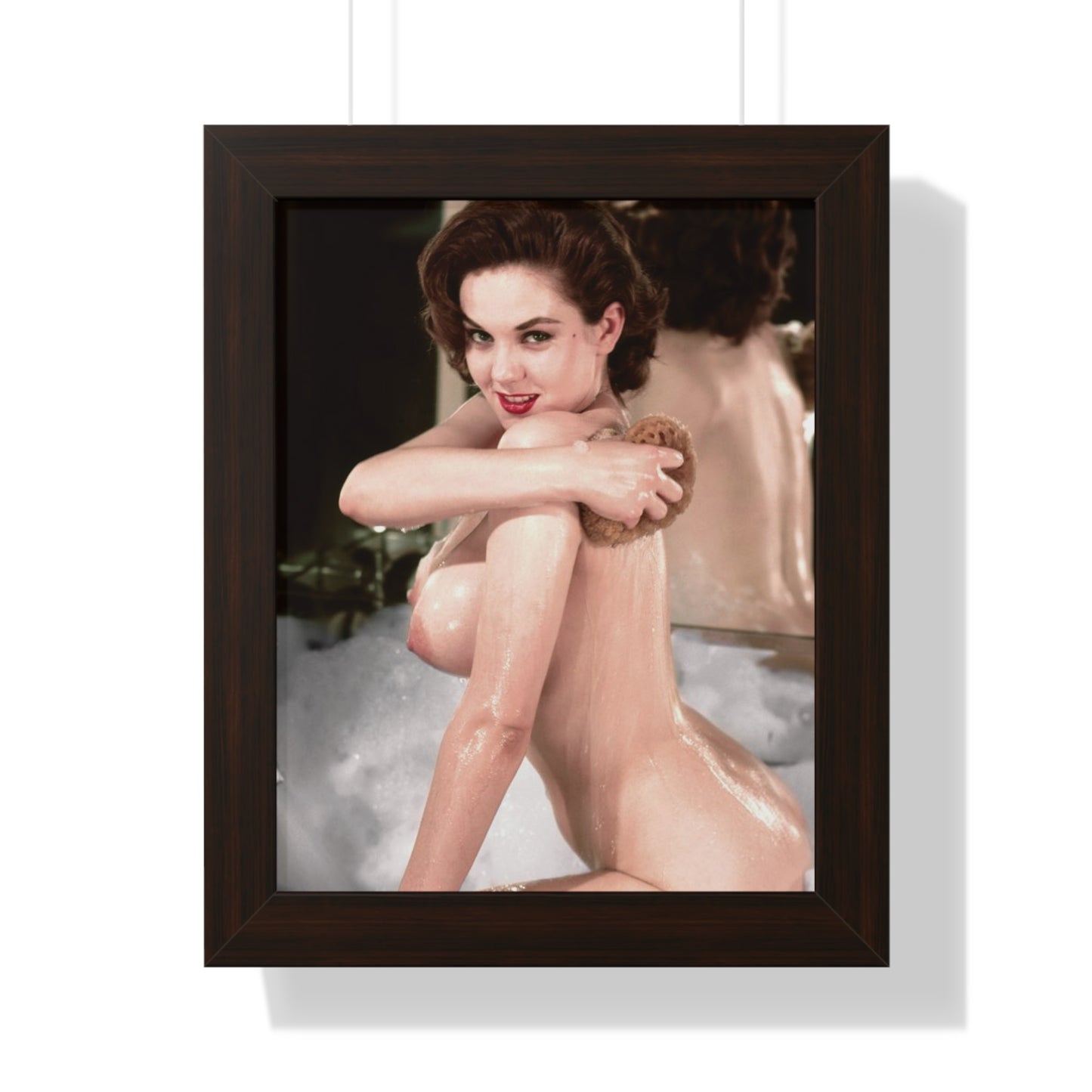 Framed Vertical Poster Playboy Playmate October 1957 Colleen Farrington