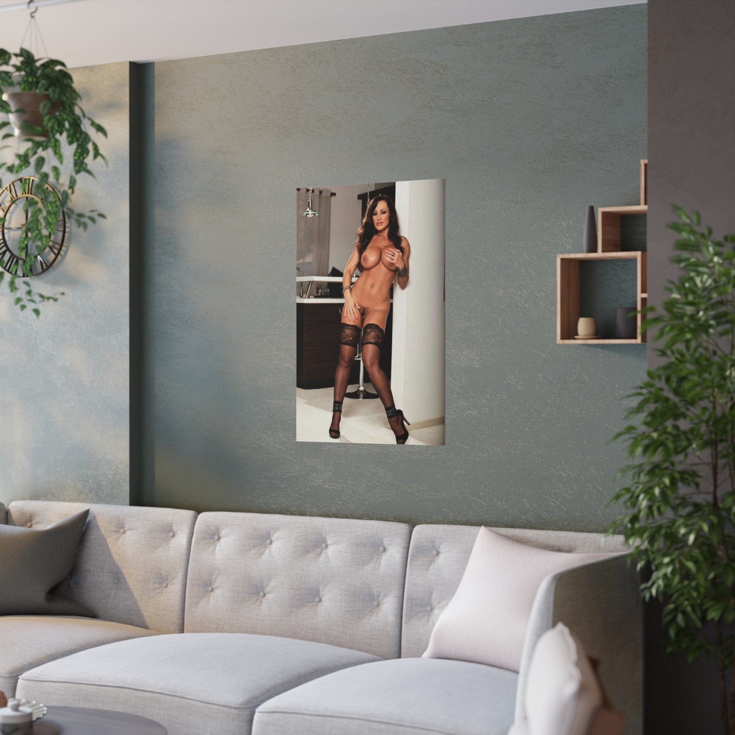 Satin Posters (210gsm) Pornstar Lisa Ann Nude