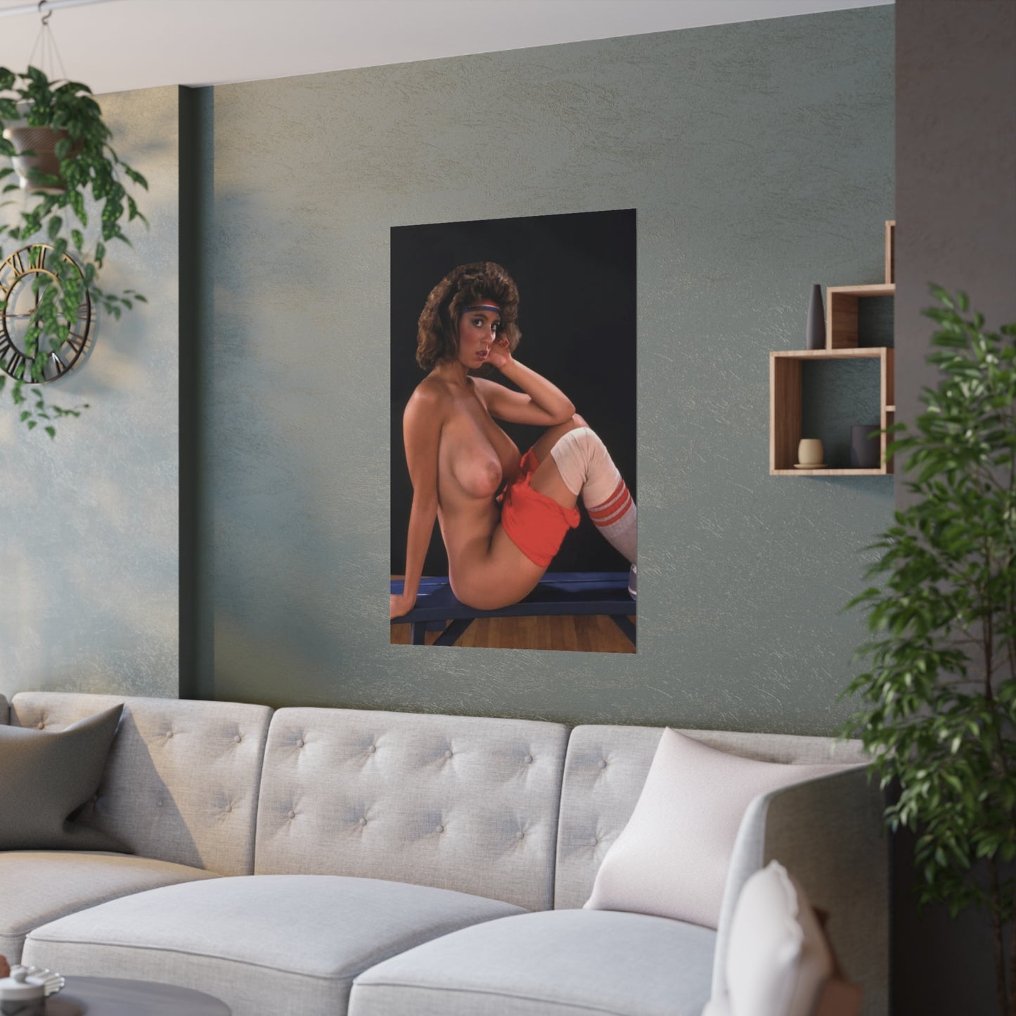 Satin Posters (210gsm) Retro Porn Star Christy Canyon Nude