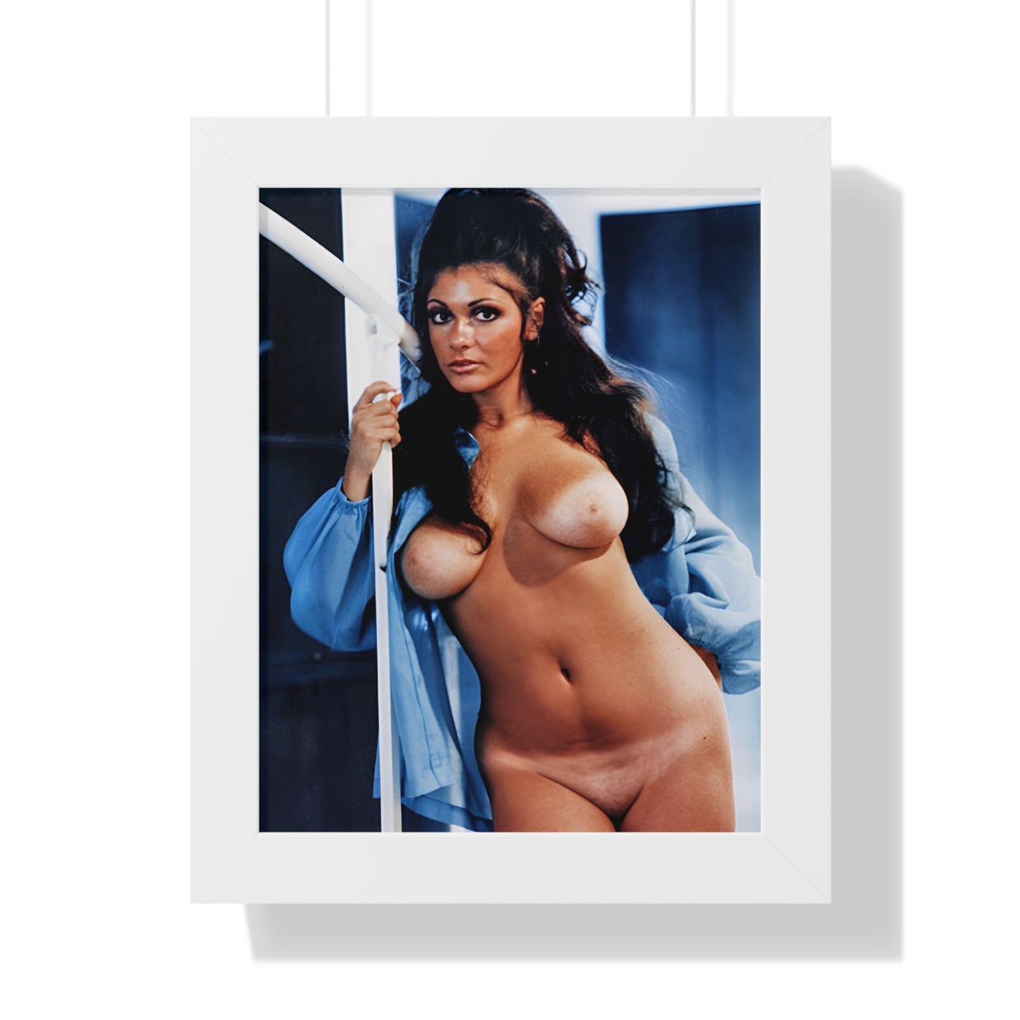 Framed Vertical Poster Playboy Playmate Cynthia Myers nude