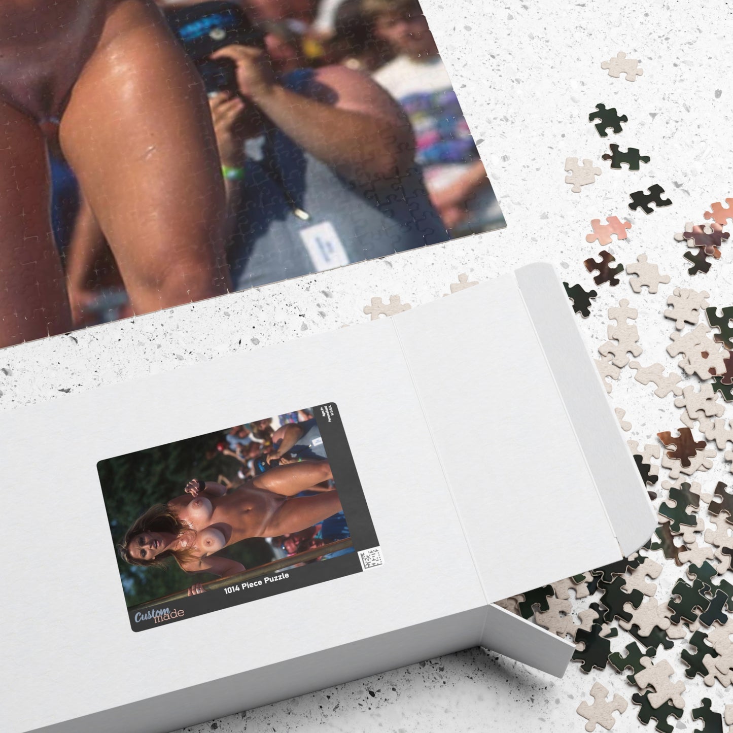 Puzzle (110, 252, 520, 1014-piece) Retro Adult Star Janine Lindenmulder Nude