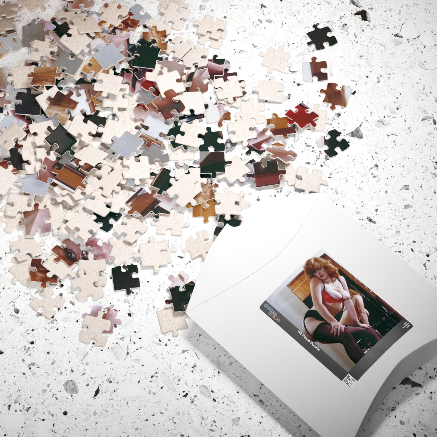 Puzzle (110, 252, 520, 1014-piece) Retro Pornstar Lisa De Leeuw Nude