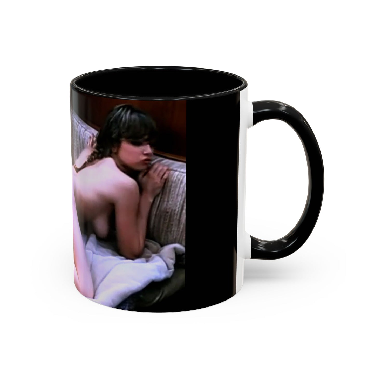 Accent Coffee Mug (11, 15oz) Traci Lords Nude Naked Retro