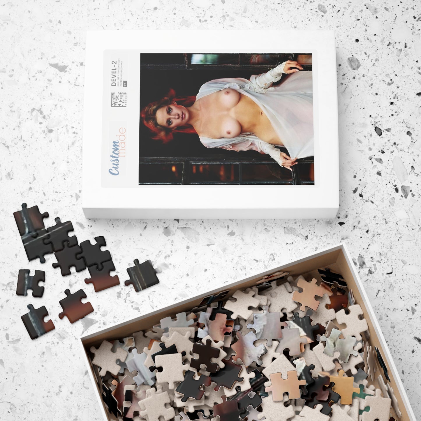 Puzzle (110, 252, 500, 1014-piece) Playboy Playmate February 1973 Cyndi Wood
