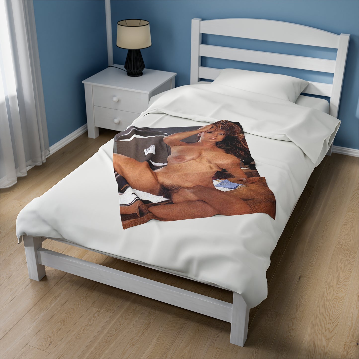 Velveteen Plush Blanket Porn Star Christy Canyon Nude