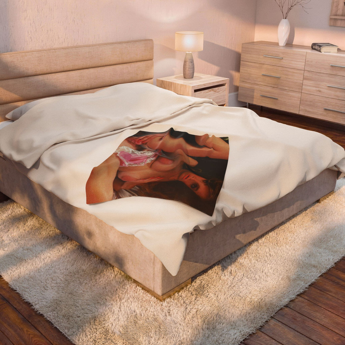 Velveteen Plush Blanket Traci Lords Nude
