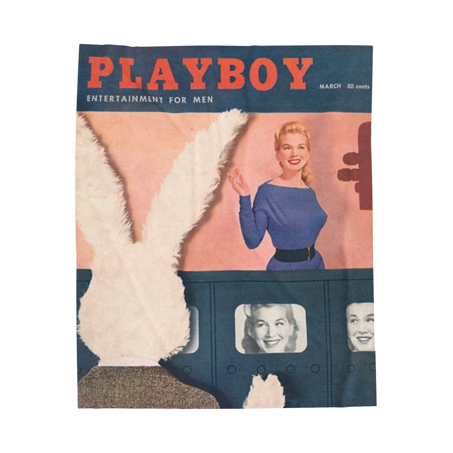 Velveteen Plush Blanket Magazine Cover March 1956